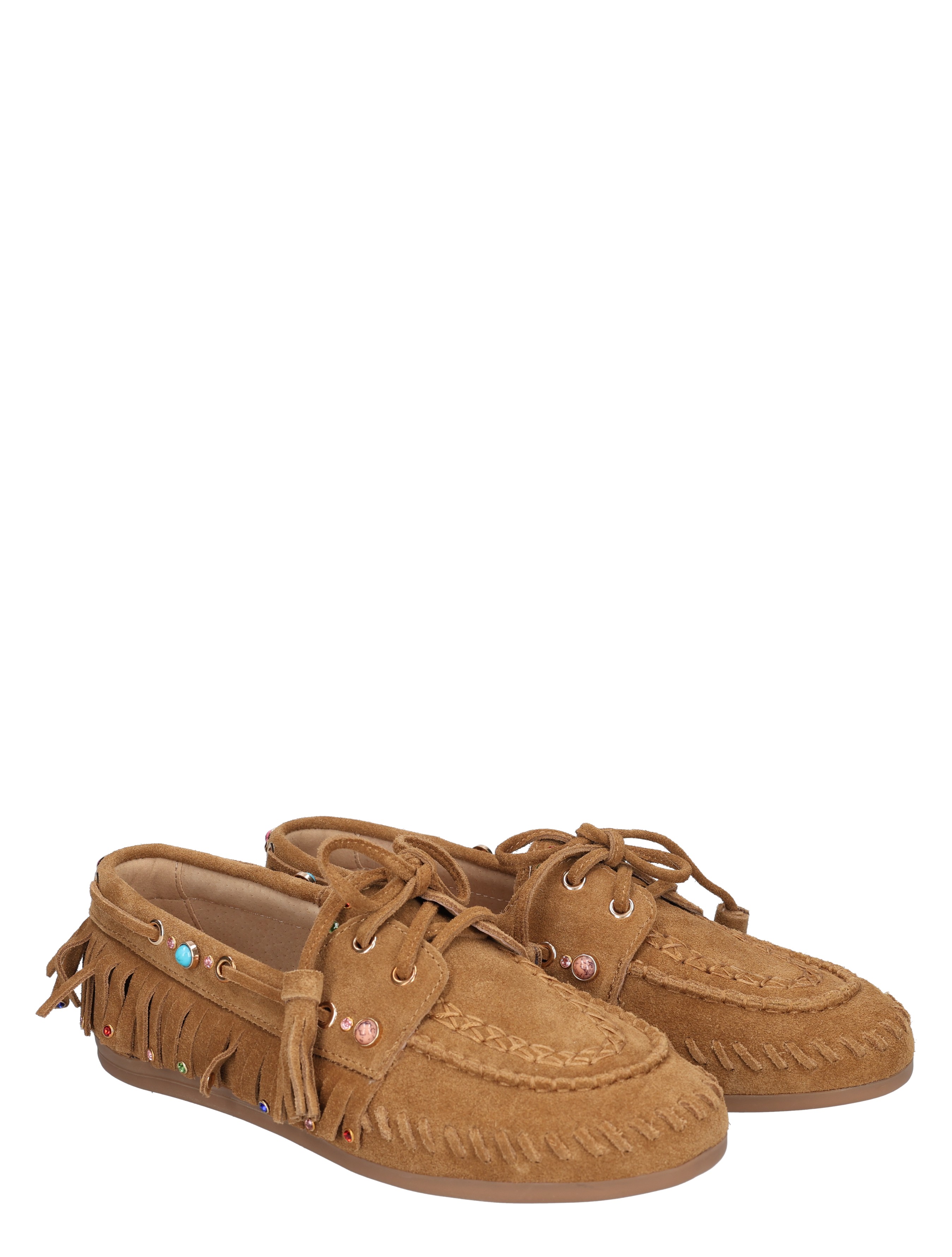 Miss Behave - 2657-11 Camel Suede - Dames - Veterschoenen - Casual Veterschoenen - 50869_22_5