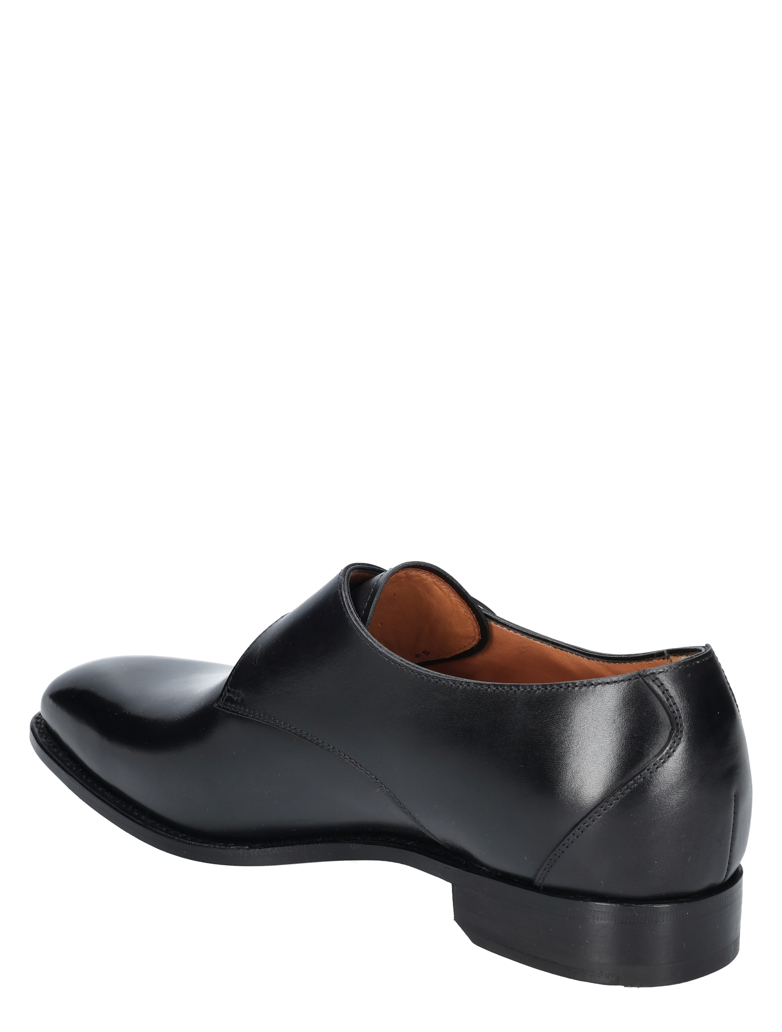 lederen schoen, zwarte schoen, slip-on, eenvoudige stijl, herenschoen