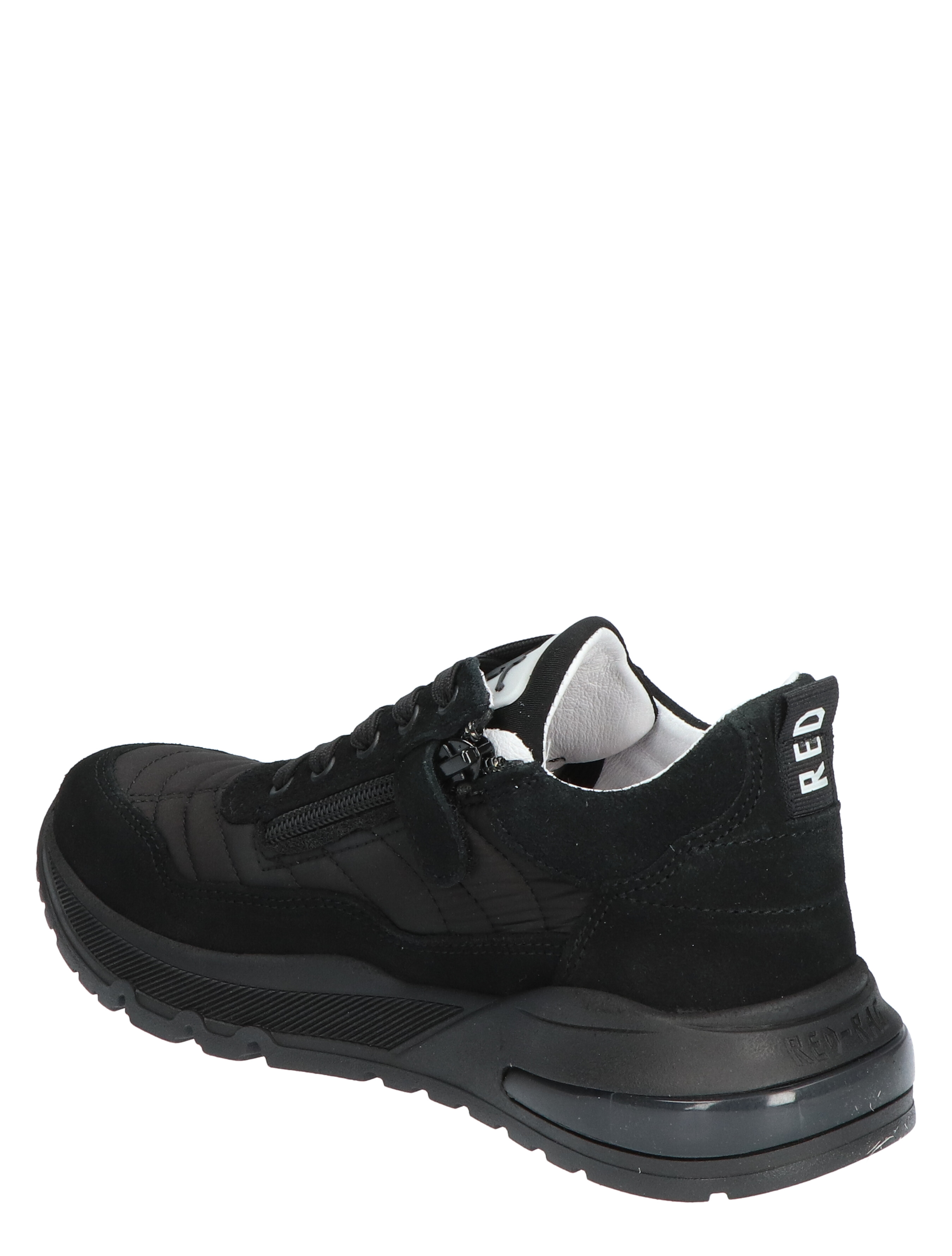 Red-Rag - 13739 Black Suede - Jongens - Sneakers - Lage Sneakers - 41596_11_4