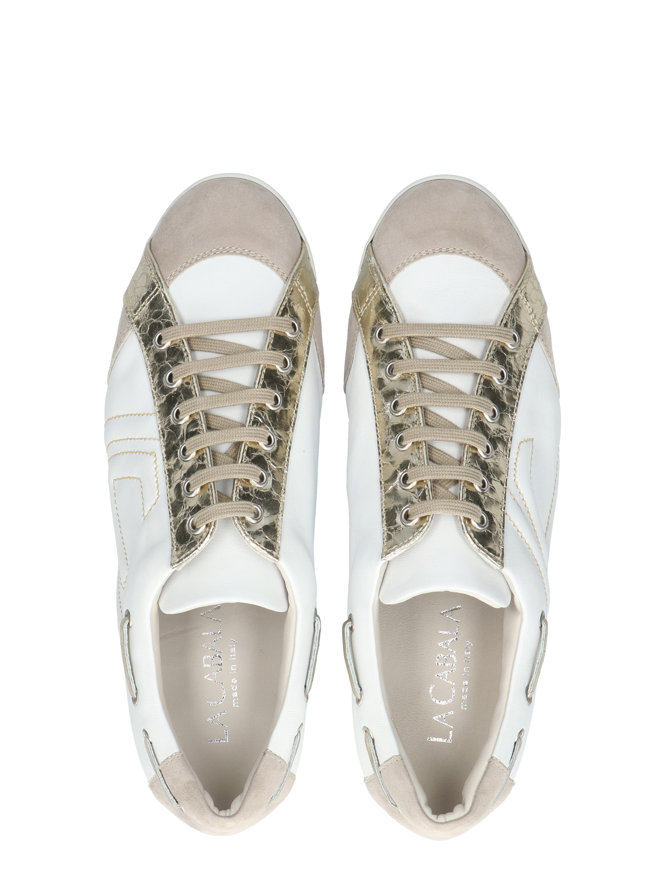 La Cabala - L902024NGK Fard White - Dames - Veterschoenen - Casual Veterschoenen - 50881_87_8