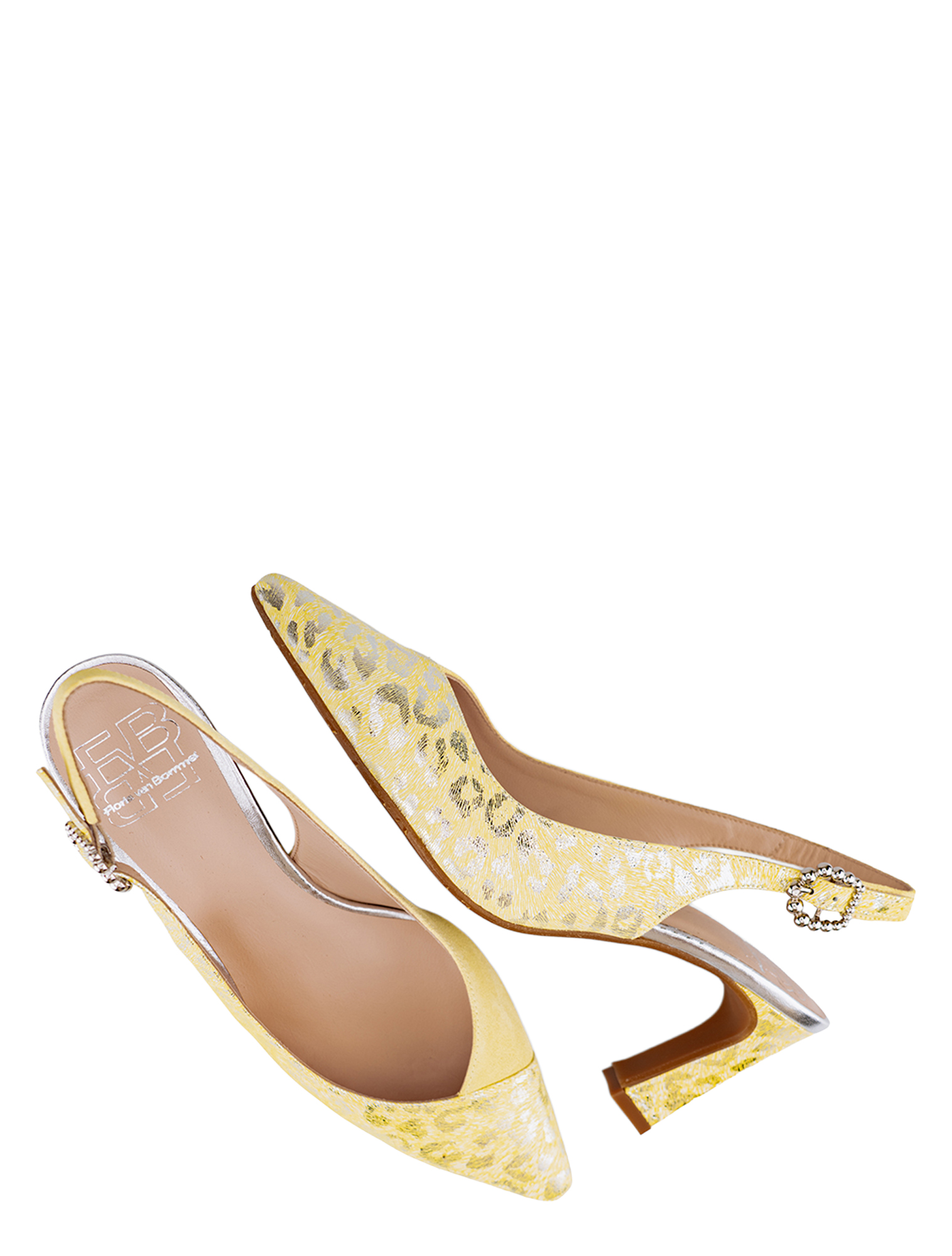 Floris van Bommel - Giuli 20055 06.03 Yellow - Dames - Slingbacks - 51499_55_3