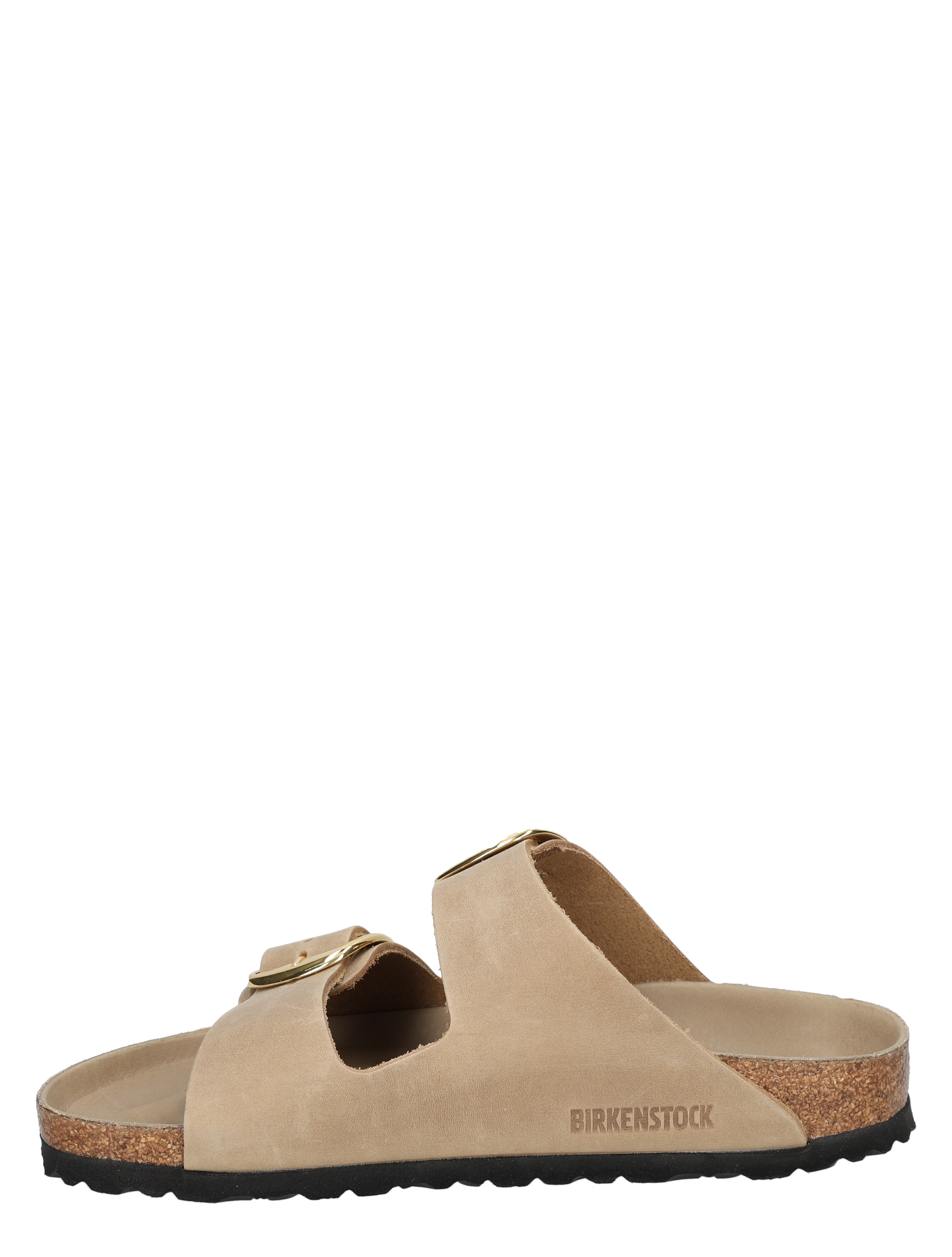 Birkenstock - Arizona Women Big Buckle Nubuck Tobacco Brown Narrow - Dames - Slippers - 48101_02_3