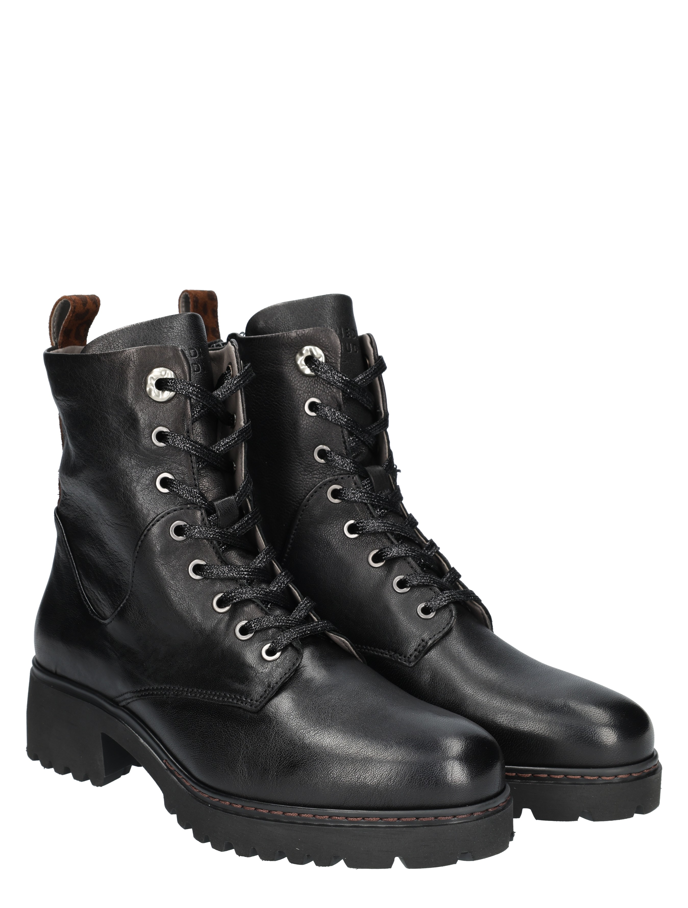 Piedi Nudi - Cleo 12.01 Black H-Wijdte - Dames - Boots - Veter Boots - 49138_11_5