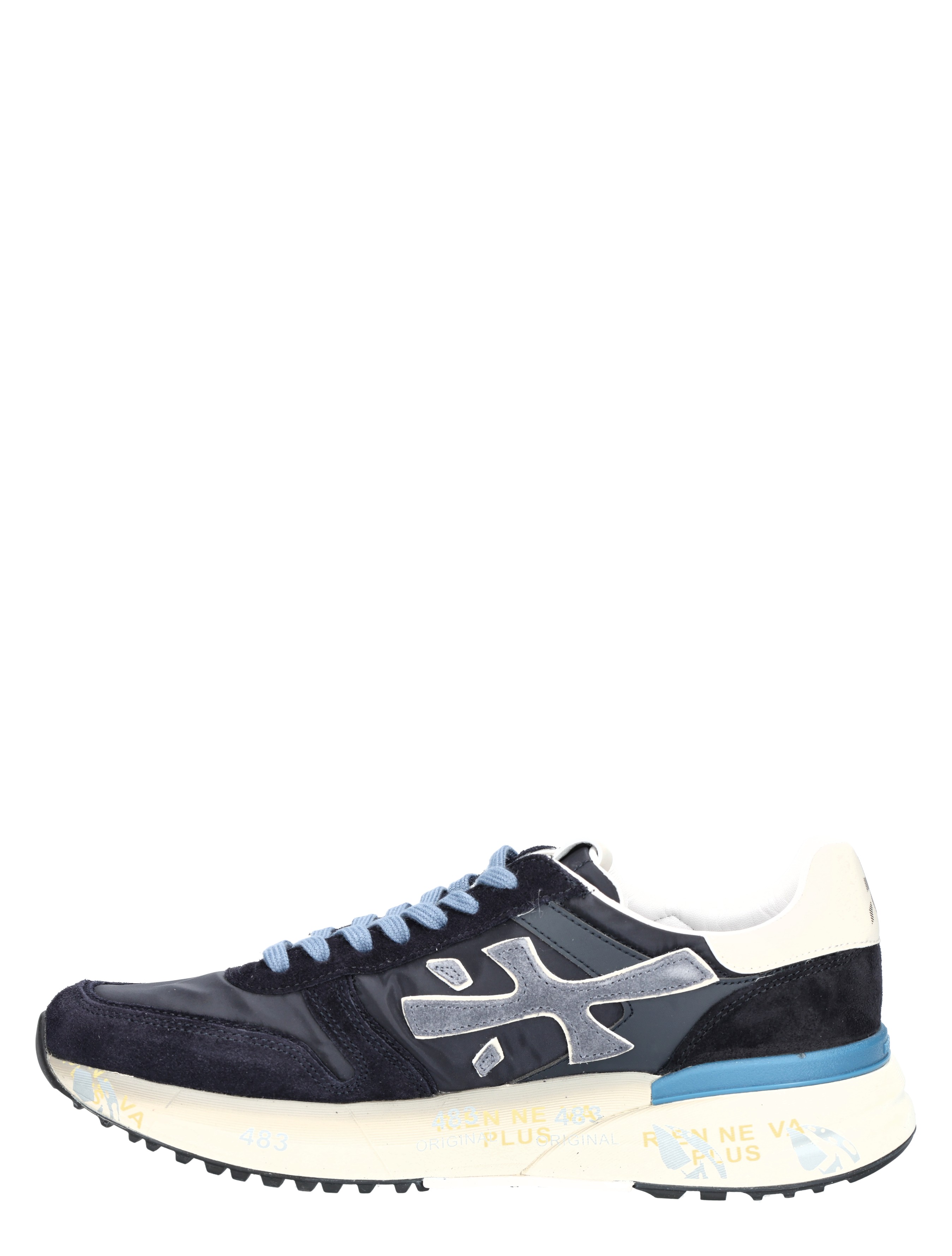 Premiata - Mick Men 7716 Blue - Heren - Lage Sneakers - Sneakers - 48275_33_2