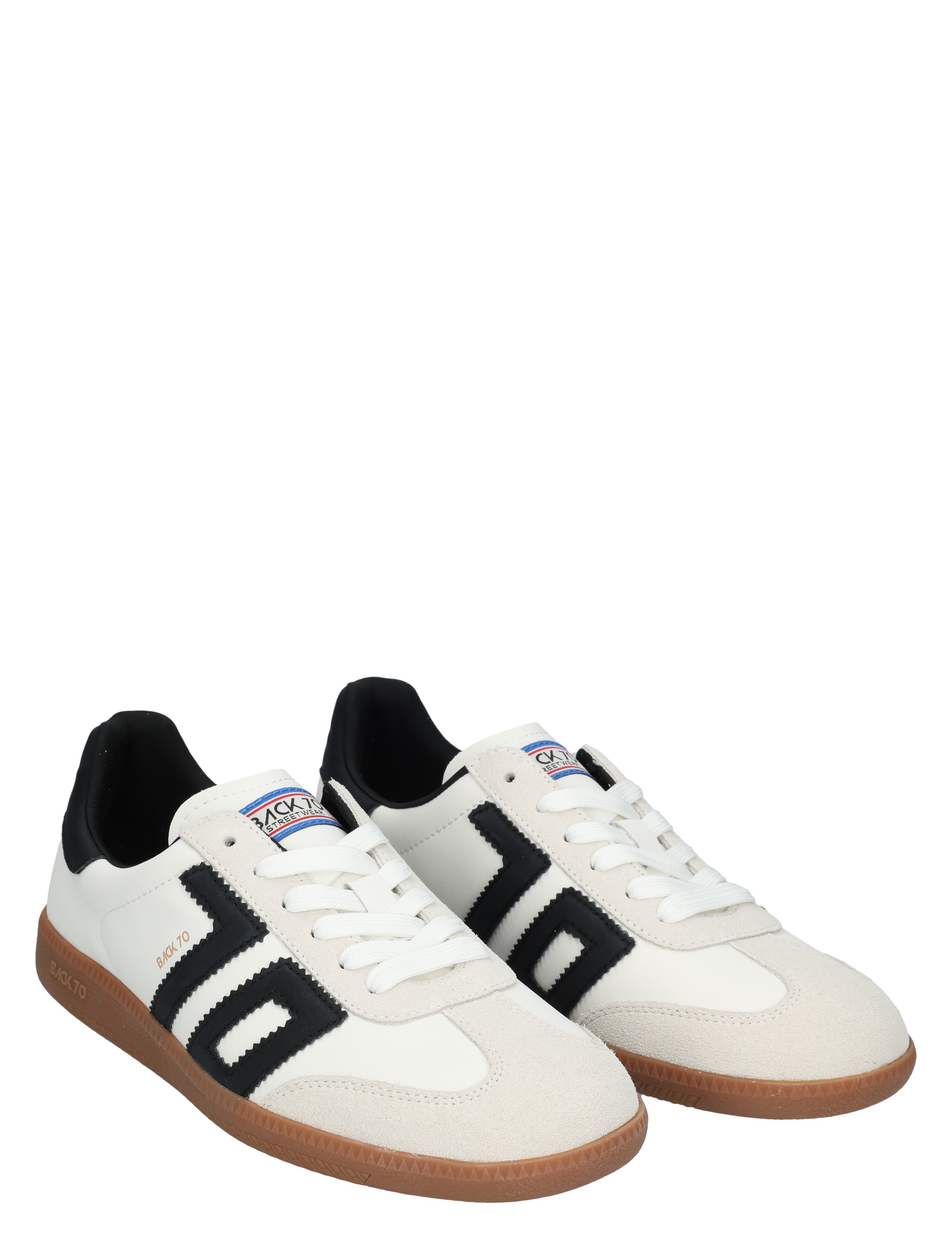 Back 70 - Cloud 2505-10 White Leather Black - Dames - Sneakers - Lage Sneakers - 50719_81_6