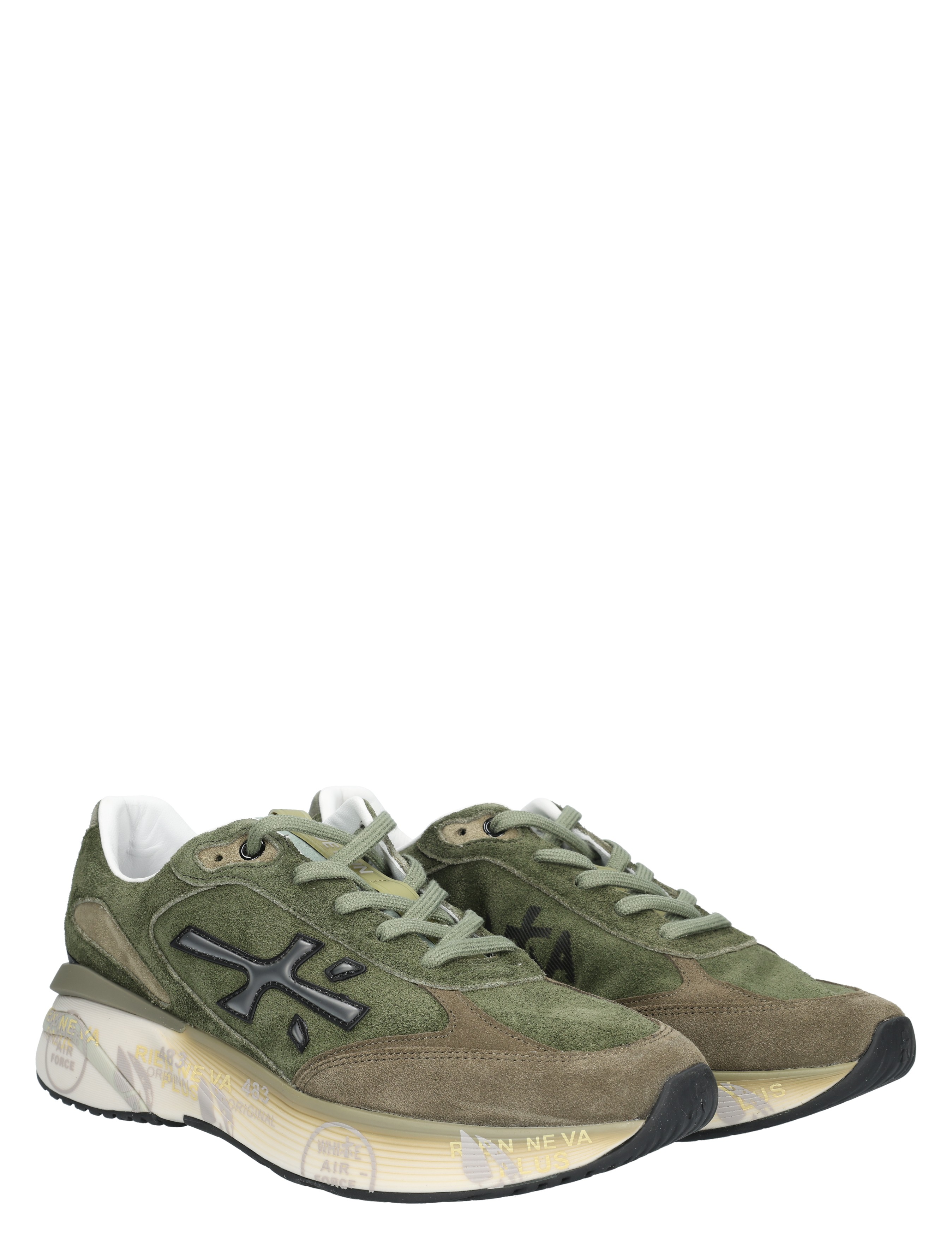 Premiata - Moerun Men 7777 Green - Heren - Lage Sneakers - Sneakers - 48846_66_5