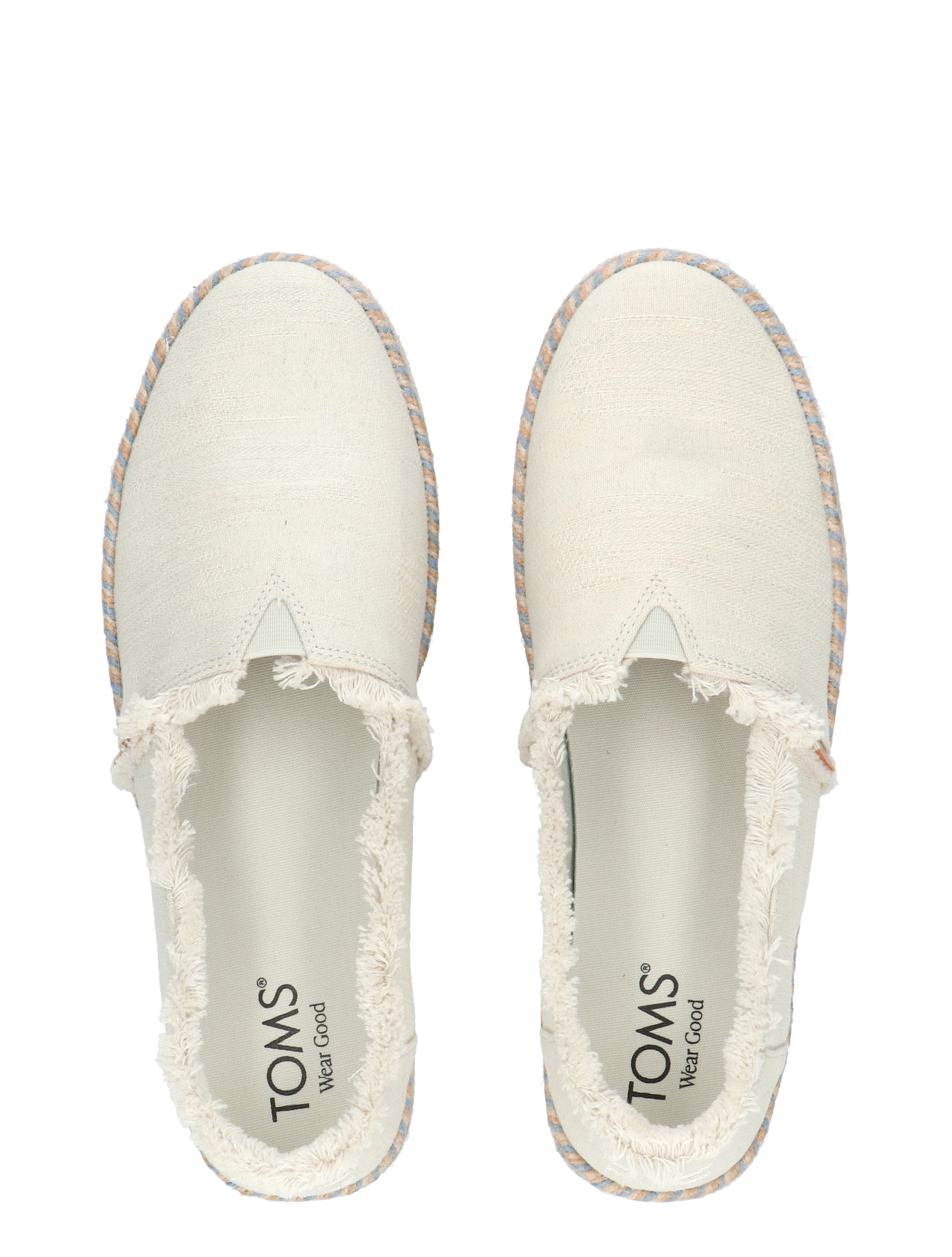 Toms - 10023057 White Onyx Textured D - Dames - Espadrilles - 50344_88_7