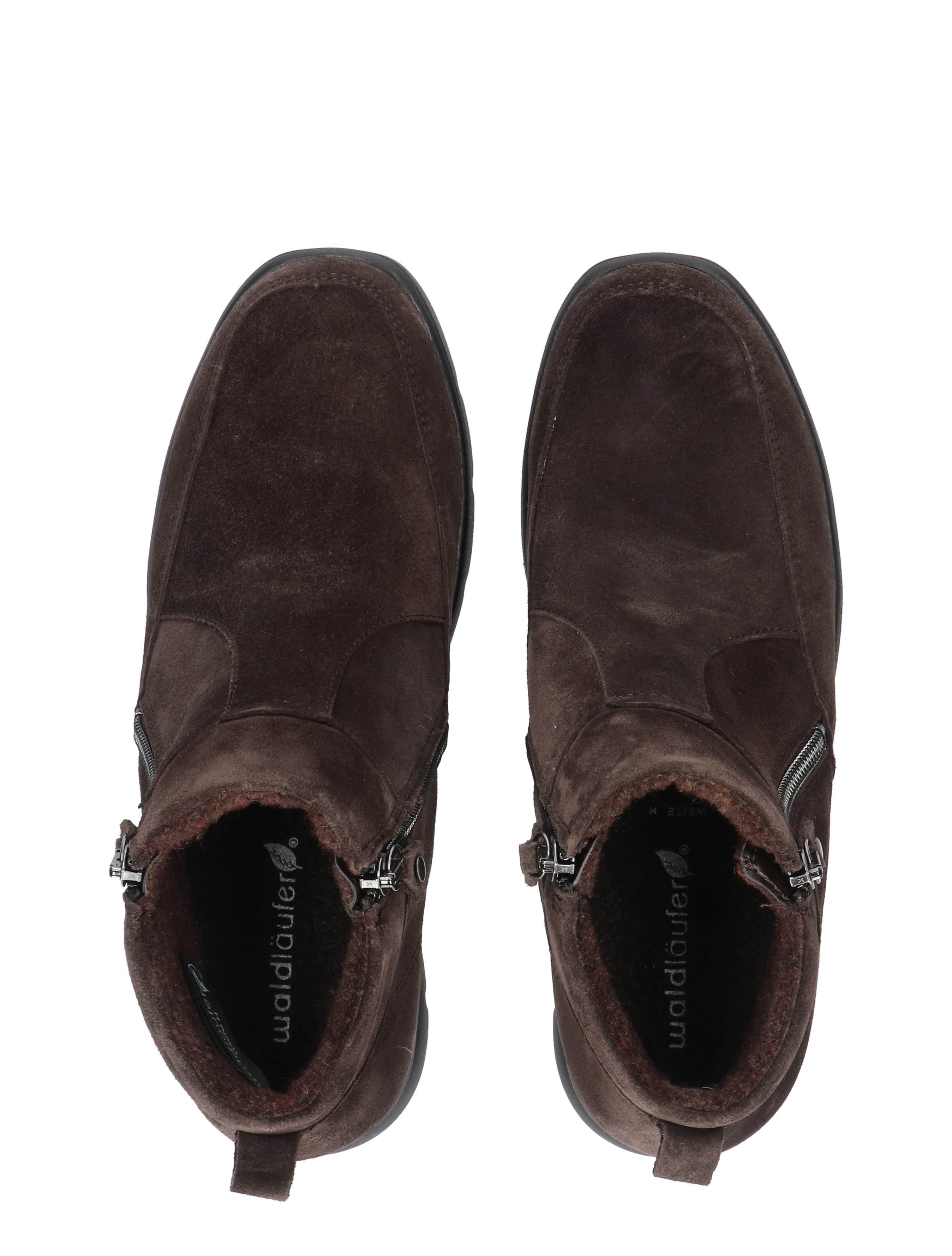 bruine schoenen, boots, suède, bontvoering, zacht gevoerd