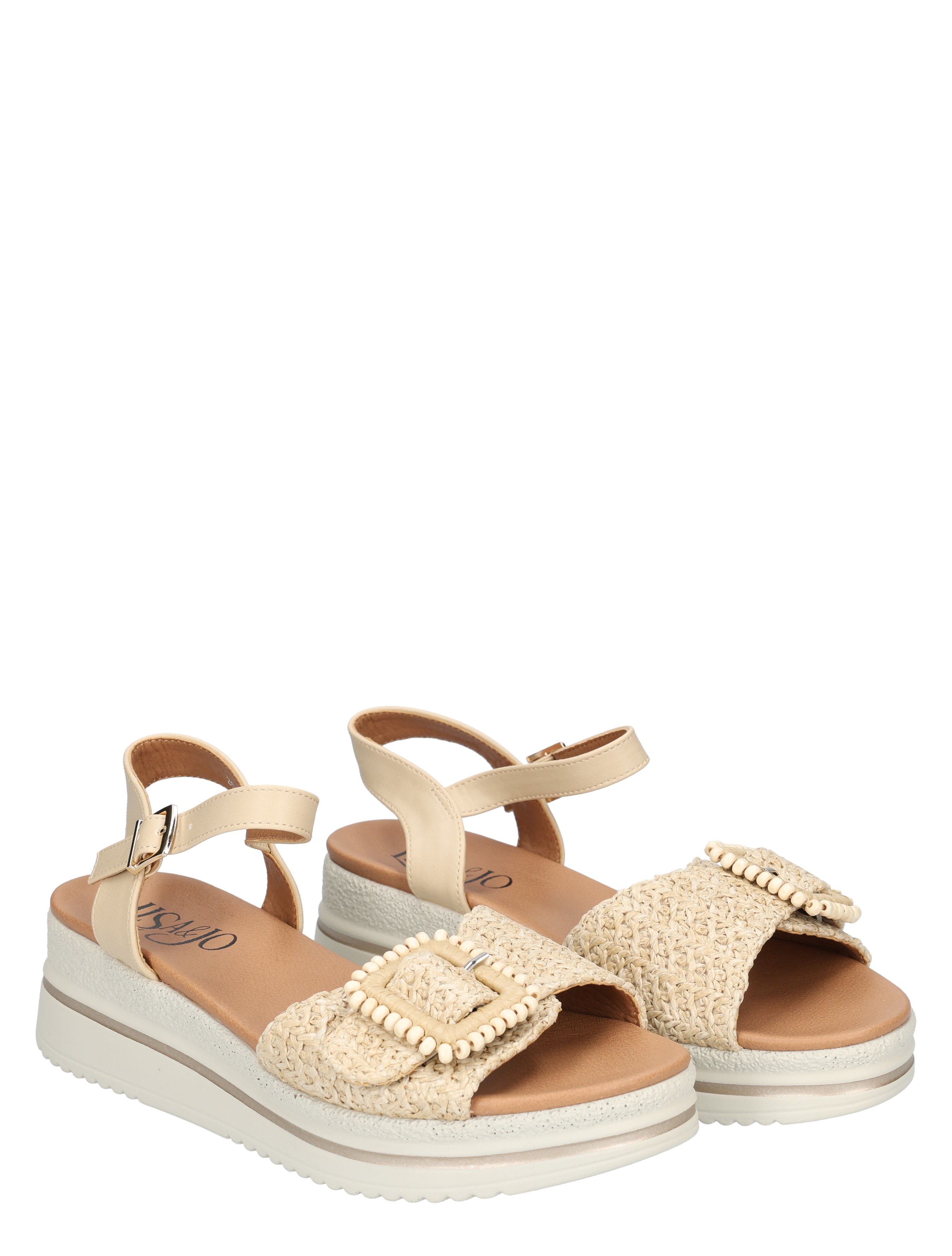 Lisa & Jo - Zakia Beige - Dames - Sandalettes - 50303_77_5