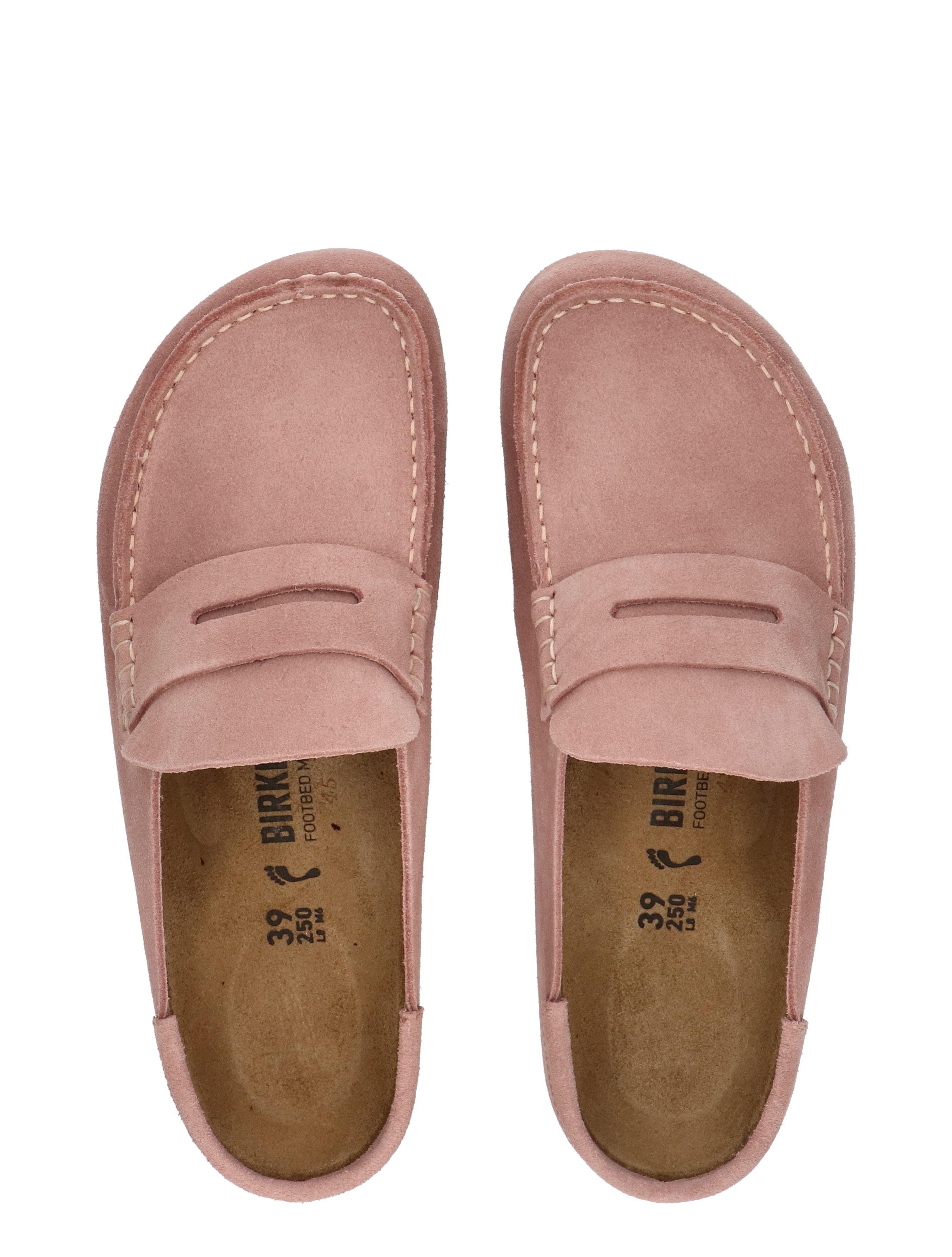 Birkenstock - Naples Suede 1031683 Suede Pink Clay - Dames - Muiltjes - 49861_48_7