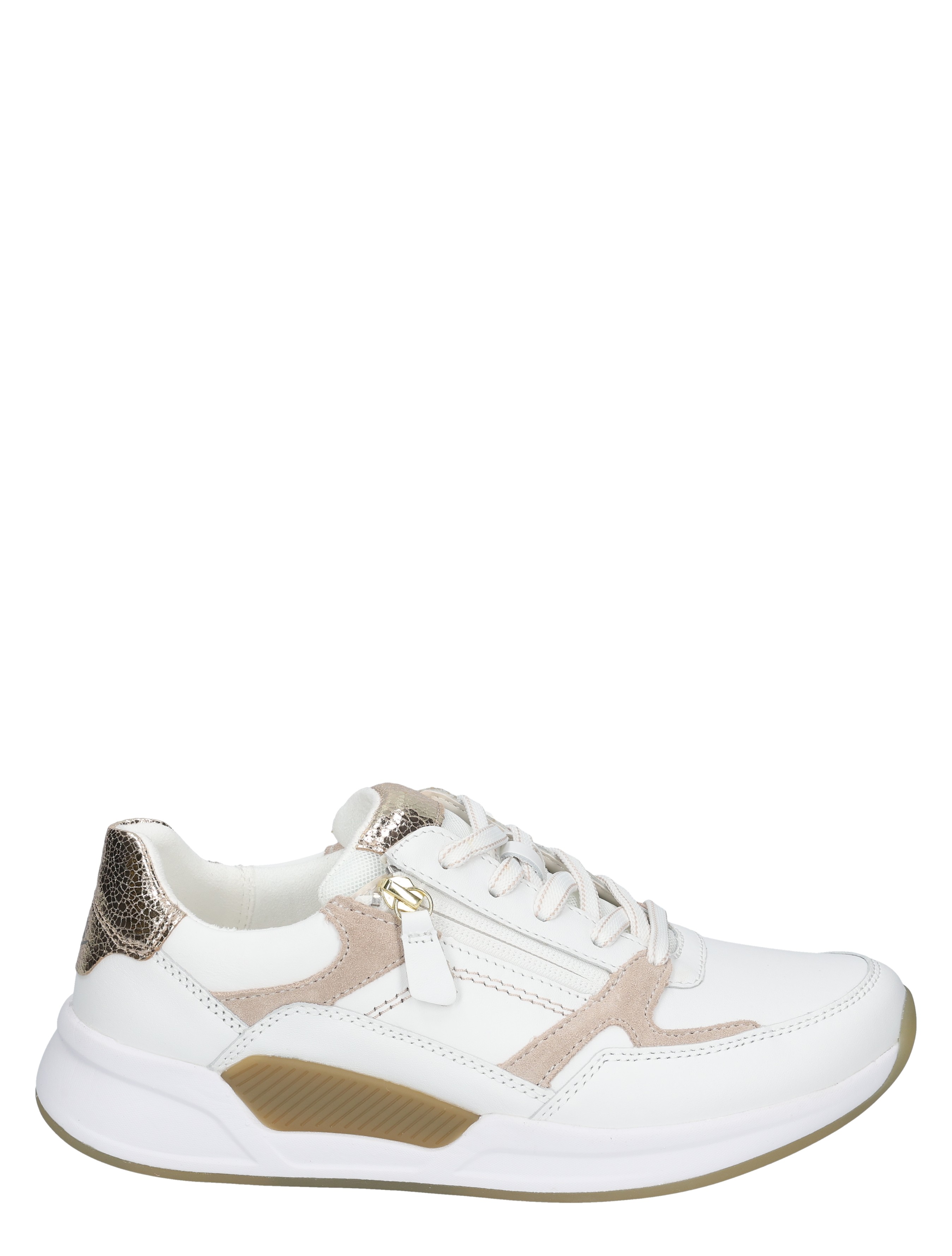 Gabor Rollingsoft - 86.958.52 52 weiss/oasi/platino - Dames - Veterschoenen - Casual Veterschoenen - 49993_88_1