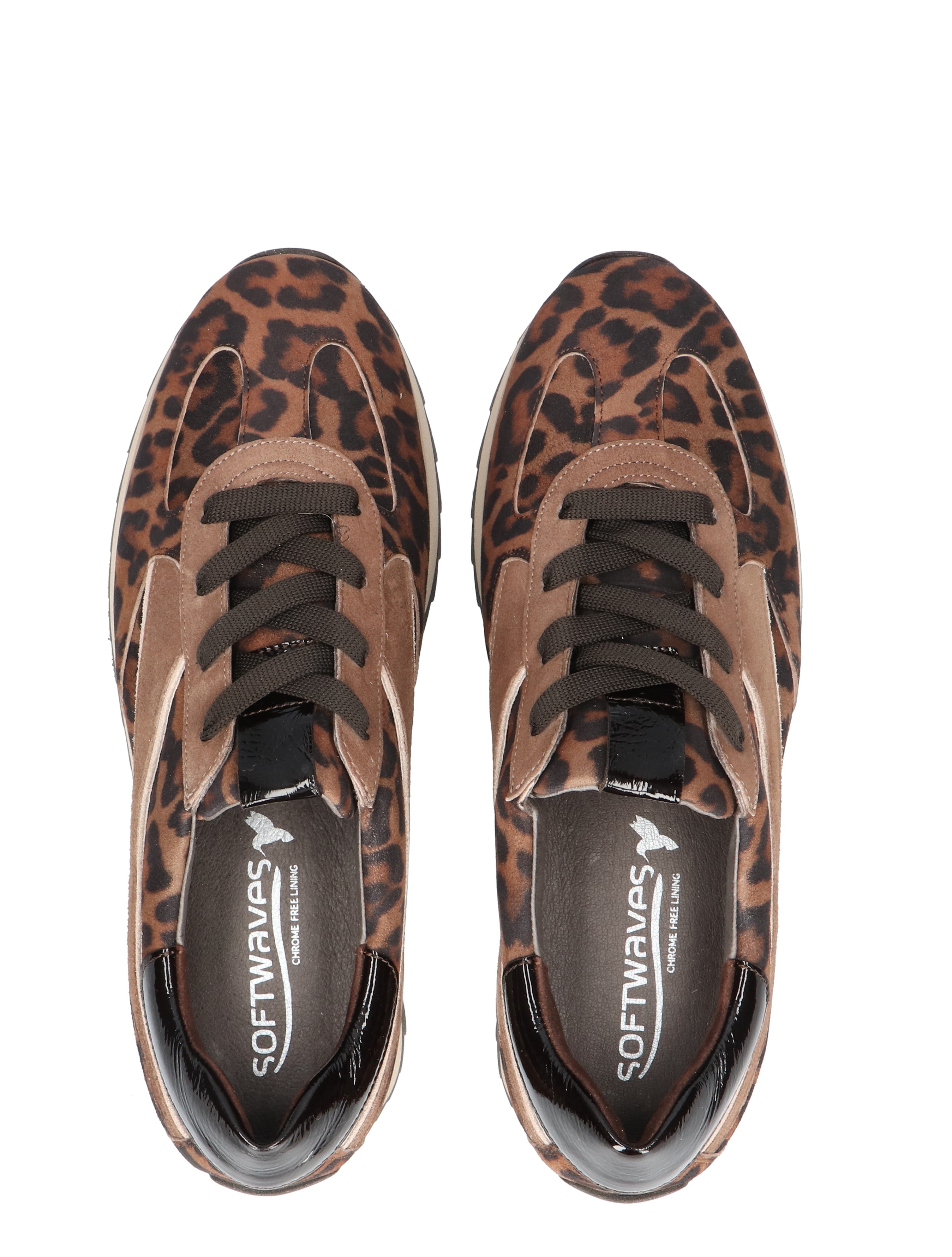 Softwaves - 9.32.05 003 Pantera Choco - Dames - Veterschoenen - Casual Veterschoenen - 48884_21_7