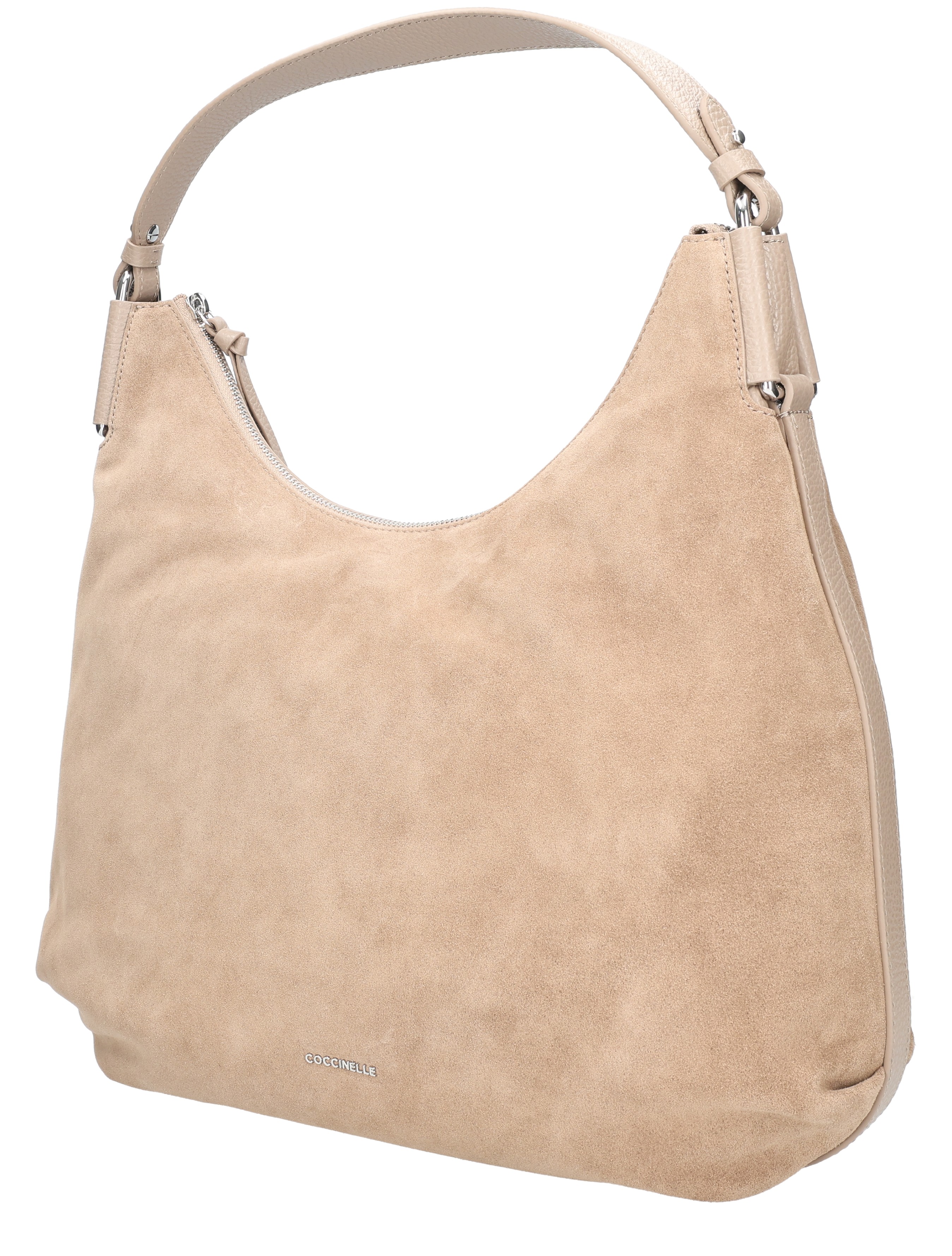 Coccinelle - Rebekka Medium Warm Taupe - Dames - Schoudertassen - 48198_77_3