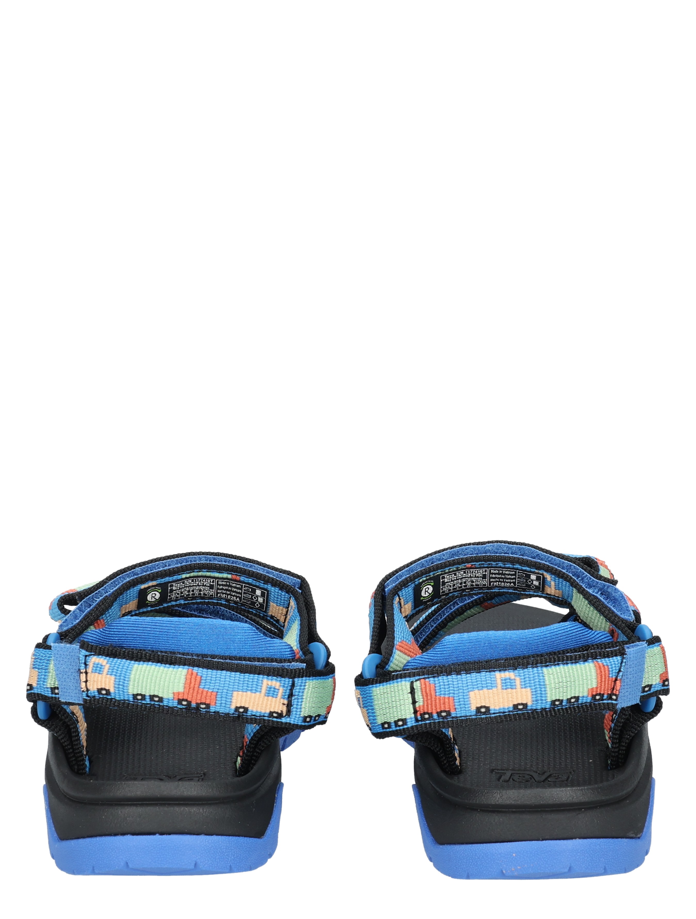 sandal, blue, riem, auto patroon, kinderen