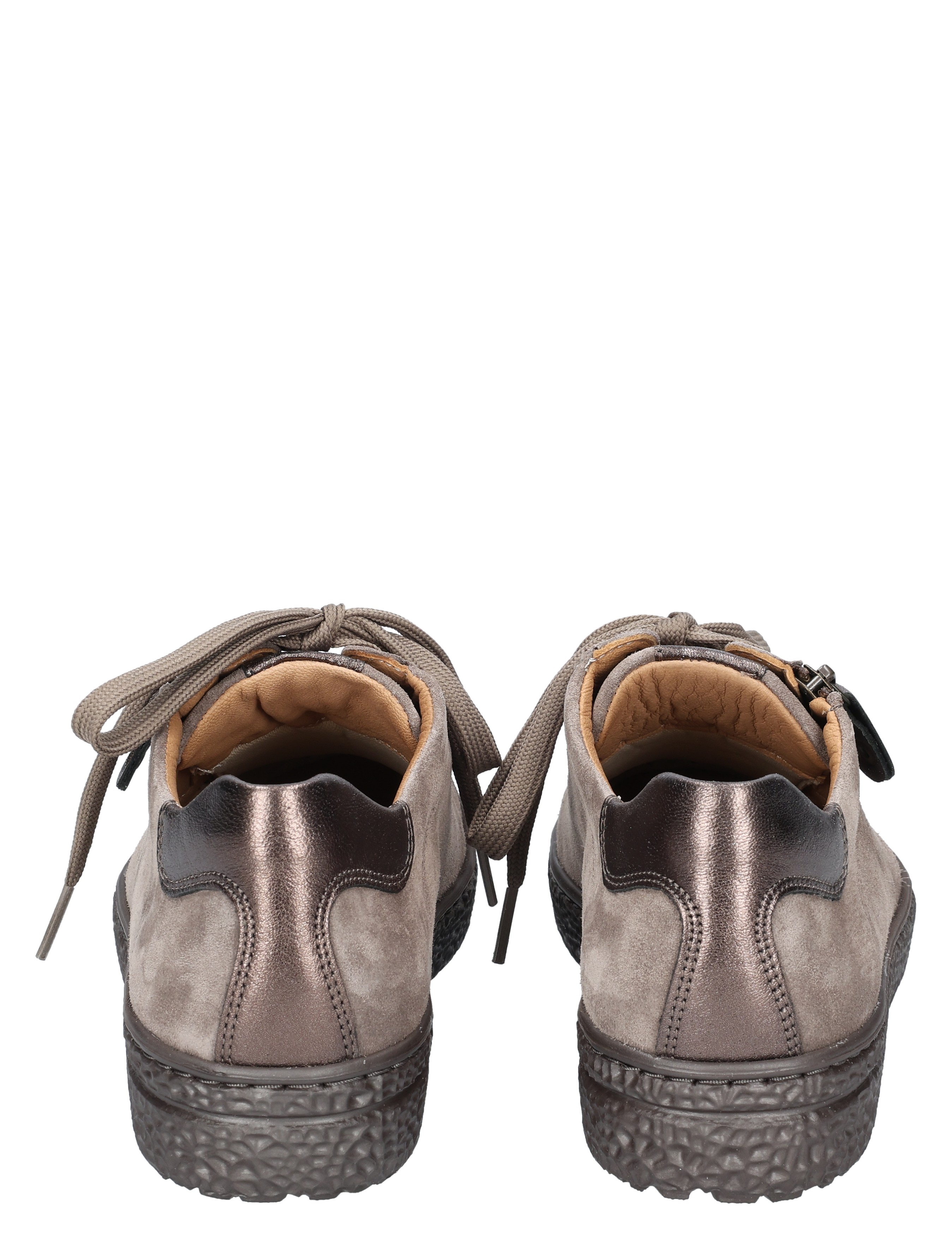 sneakers, grijs, suède, lederen accenten, zooltextuur