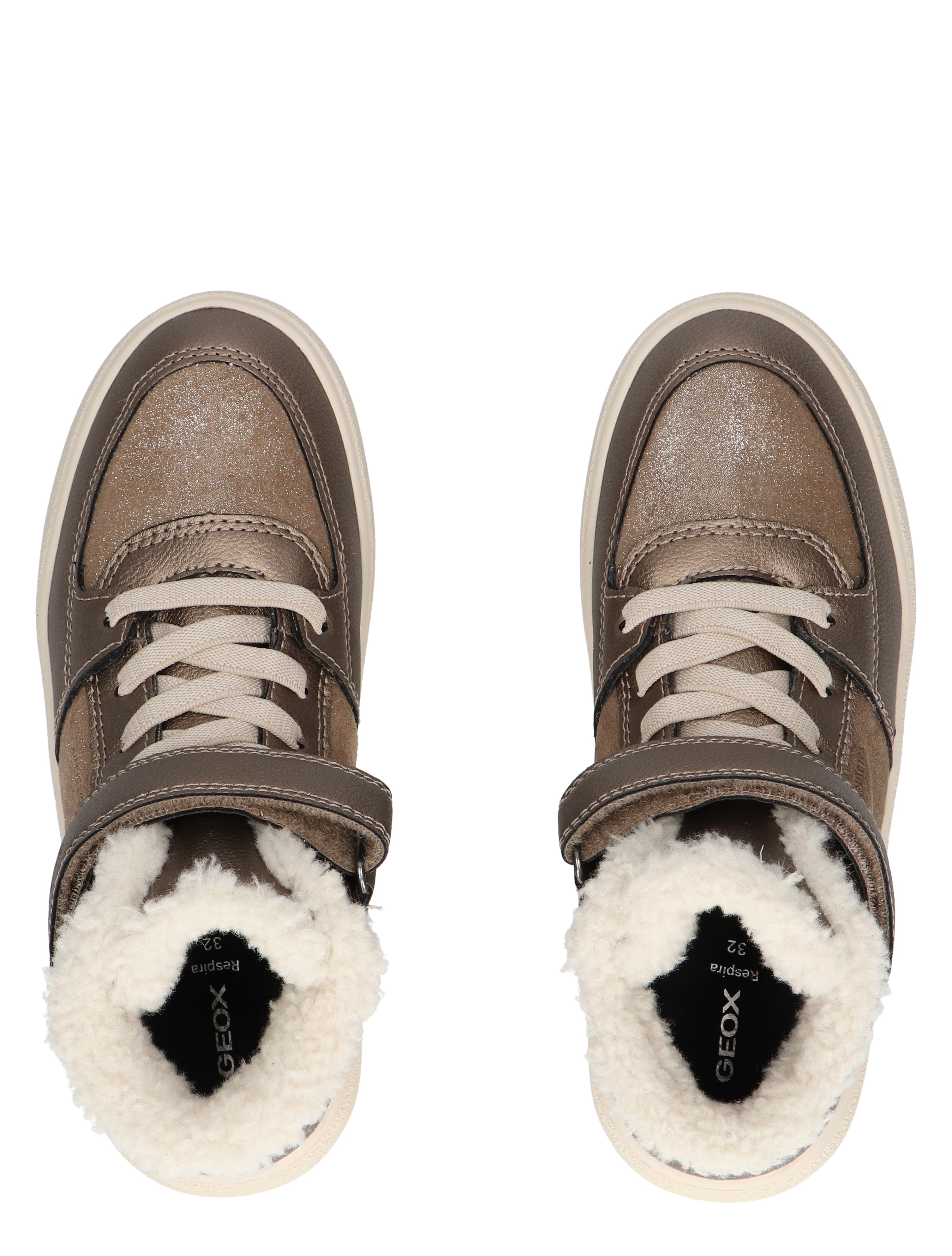 Geox - Theleven ABX Girl Smoke Grey - Jongens - Sneakers - Hoge Sneakers - 48253_53_7