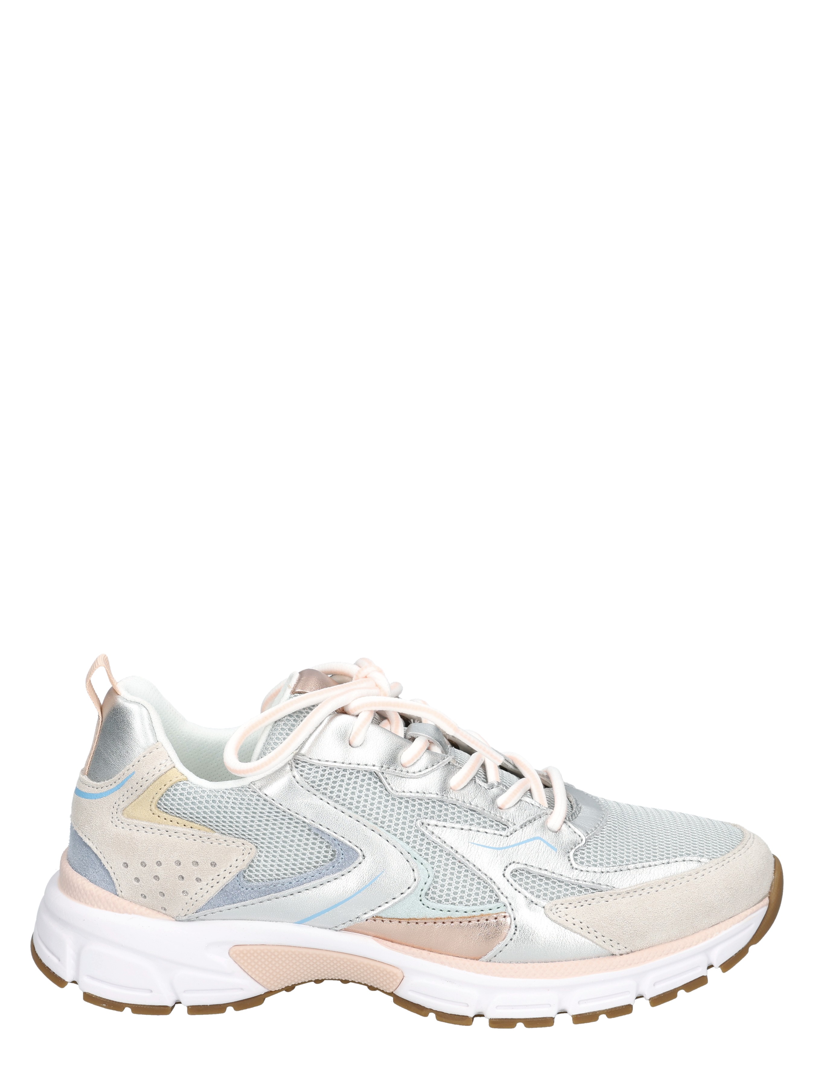 Gabor - 86.536.64 64 weiss/silber/pastell - Dames - Veterschoenen - Casual Veterschoenen - 50003_88_1