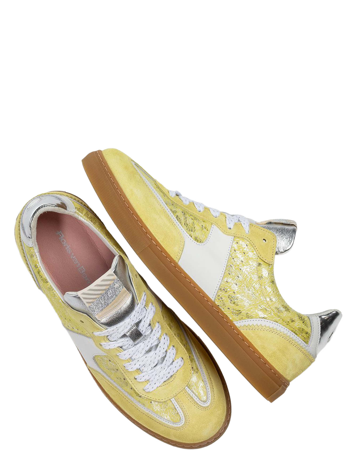 Floris van Bommel - Minni 10096 04.21 Yellow - Sneakers - Dames - Lage Sneakers - 51475_55_3