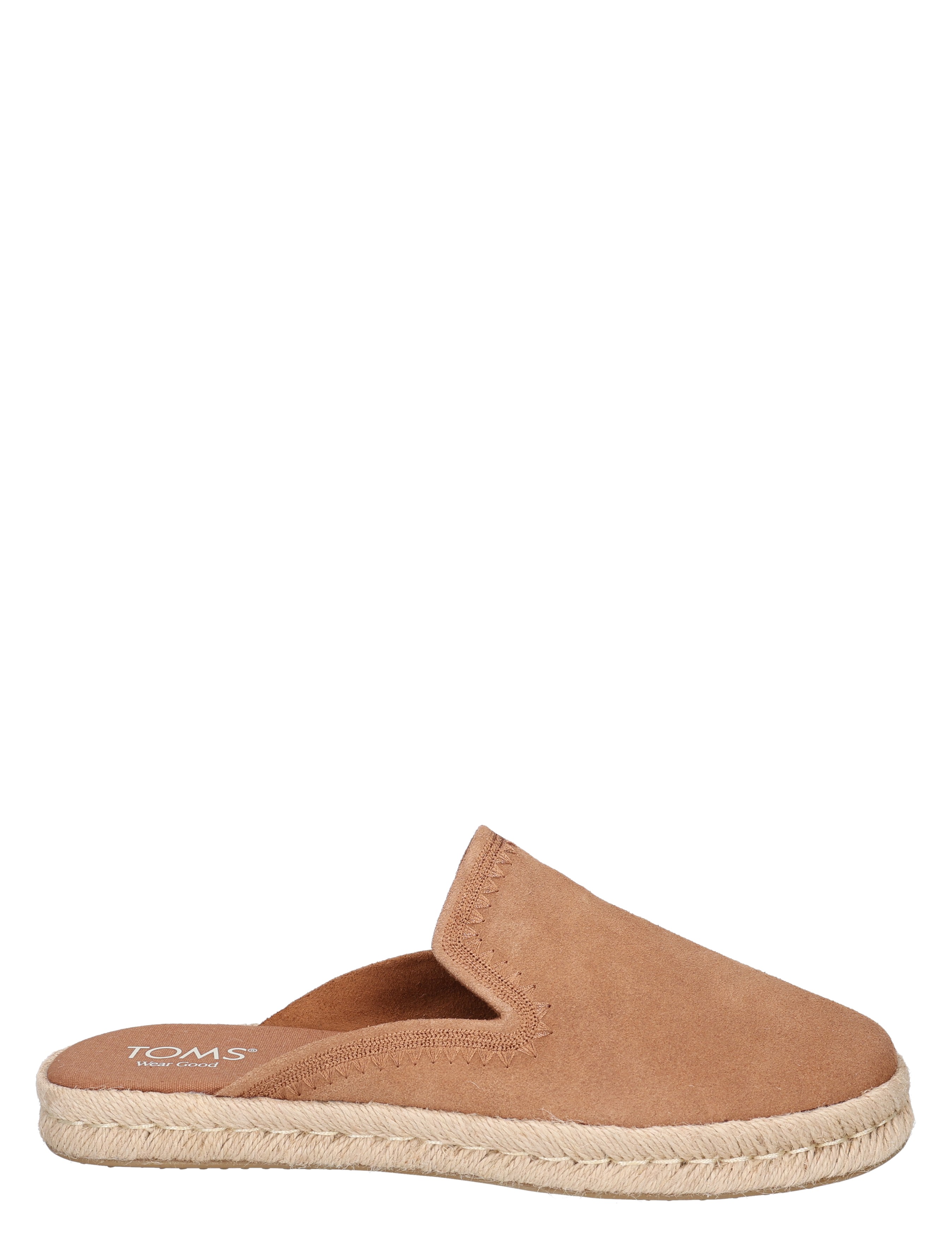 slipper, mocassin, suede, bruin, jute-ssole