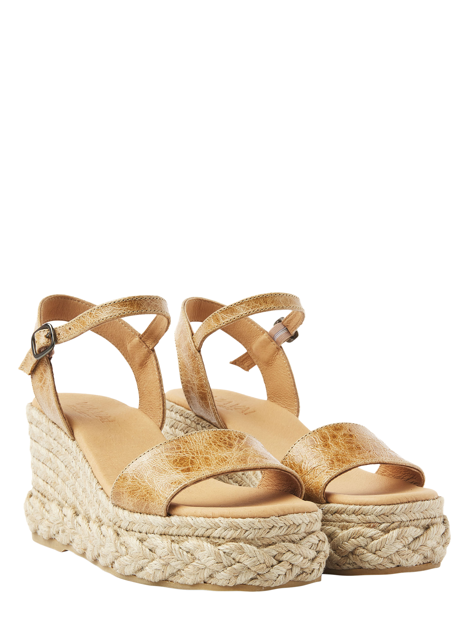 VIA VAI - 62409 Capri Neva 02-308 Seattle Cognac - Dames - Espadrilles - 51373_02_2