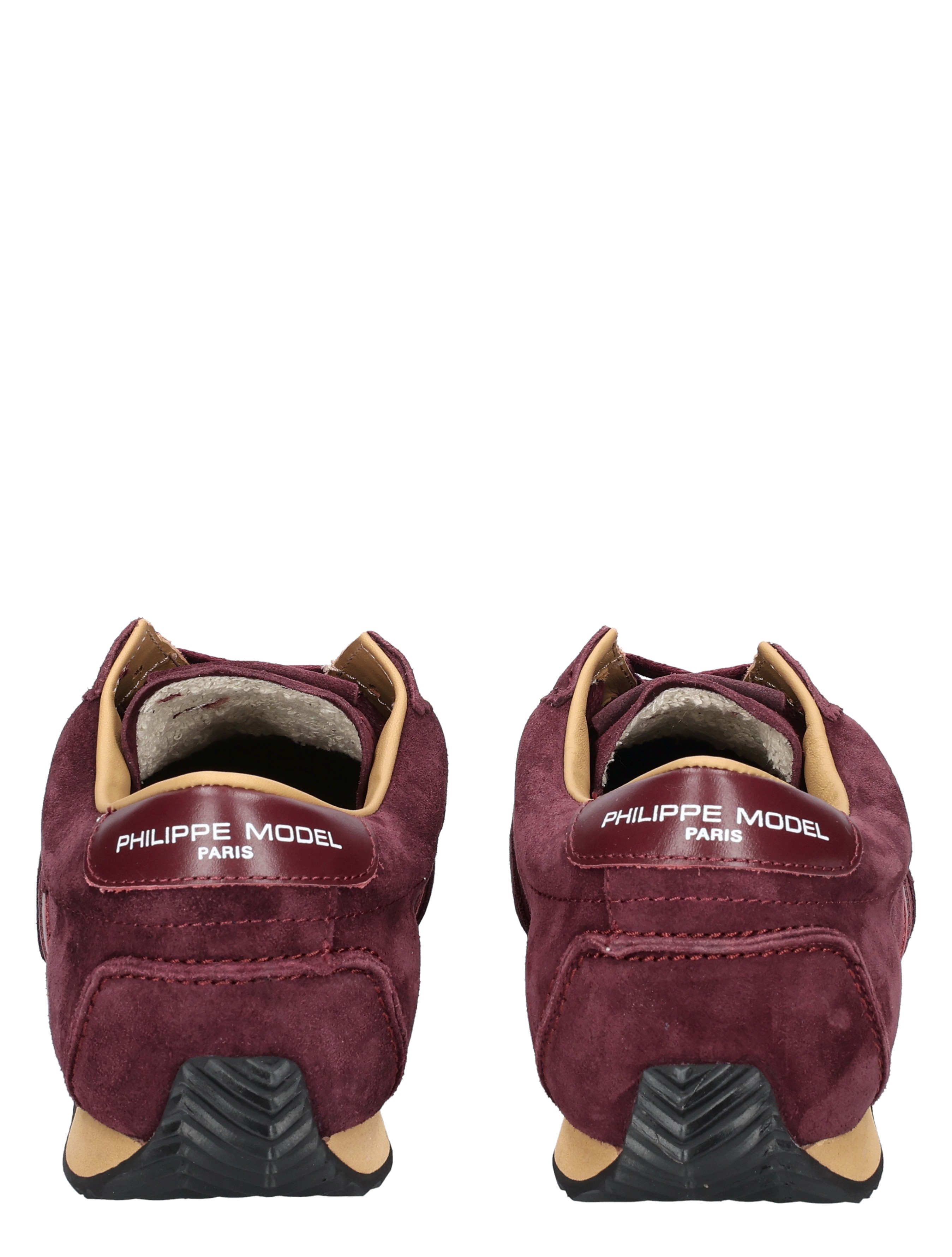 sneakers, paar, suede, burgundy, ruitenleer