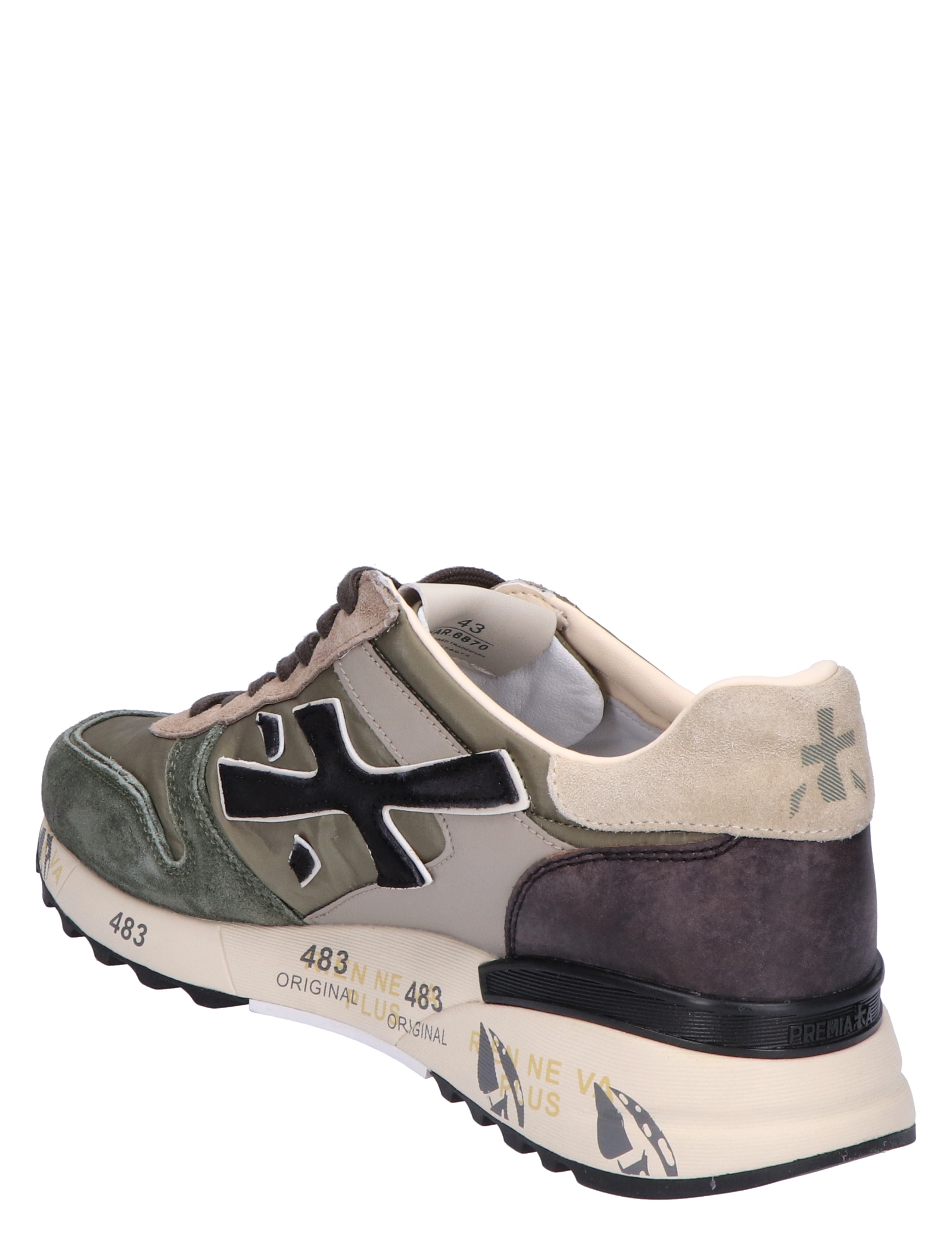 Premiata - Mick Men 6870 Green - Heren - Lage Sneakers - Sneakers - 45568_66_4