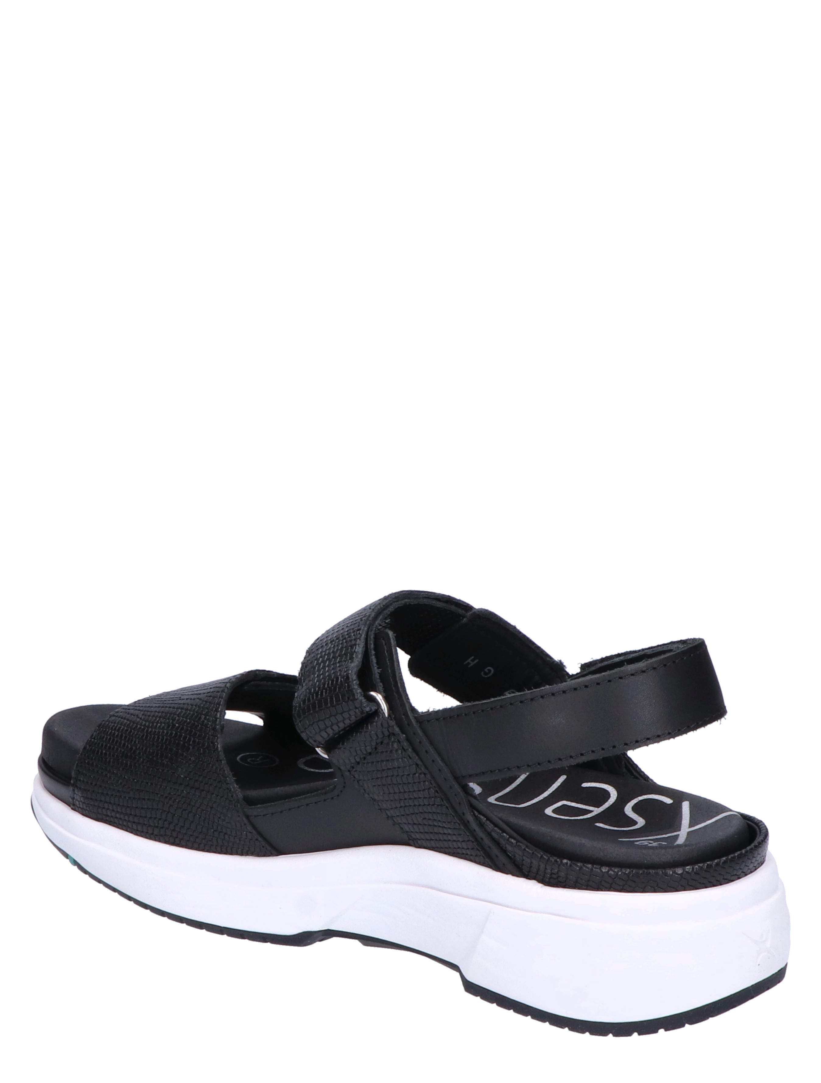 Xsensible - 30700.5 Aruba 009 Black G/H Wijdte - Dames - Sandalen - 43888_11_4