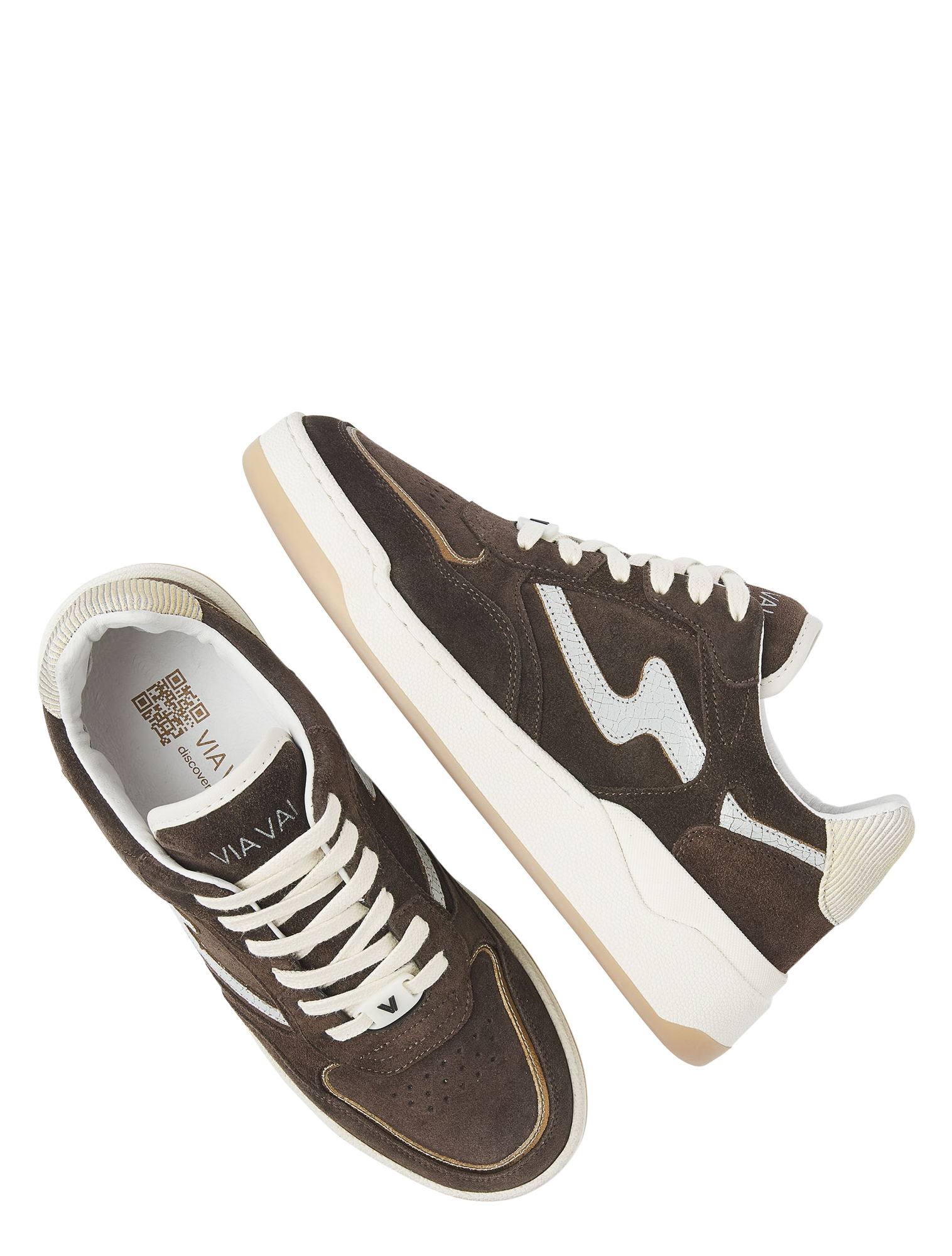 VIA VAI - Sam Levi 62026 03-316 Brown - Dames - Sneakers - Lage Sneakers - 50021_22_4