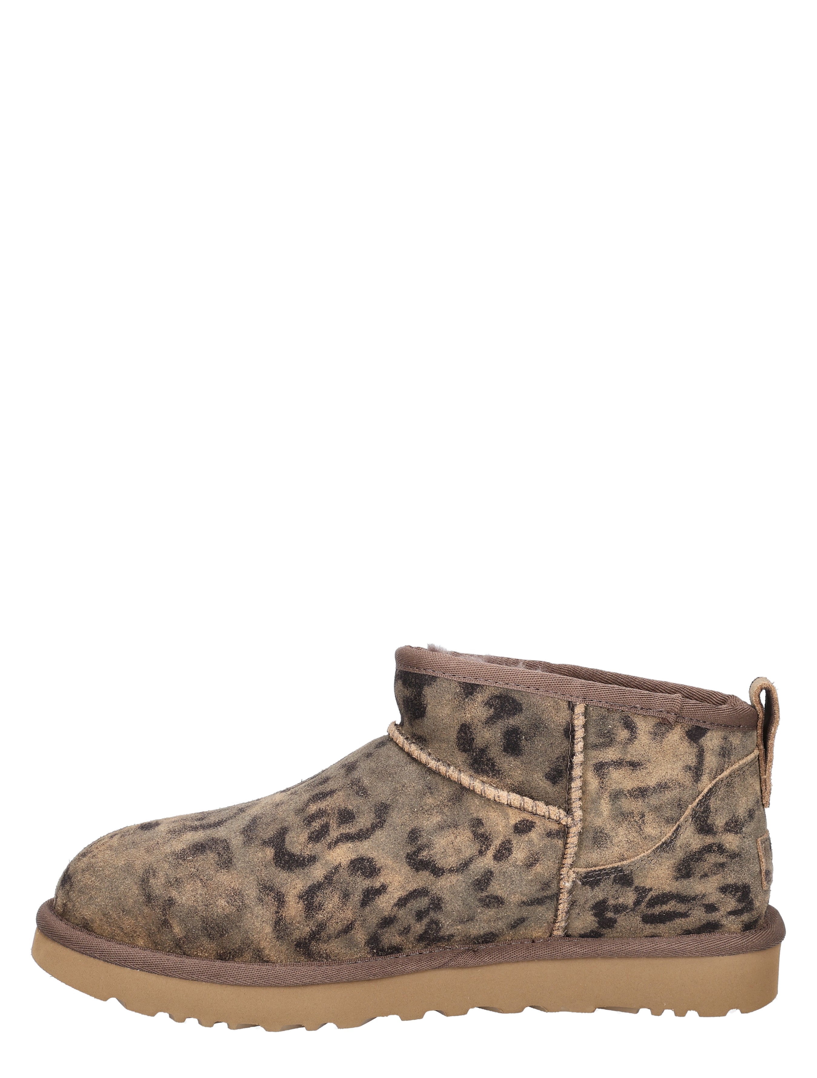 slipper, boots, leopard, fleece, sole