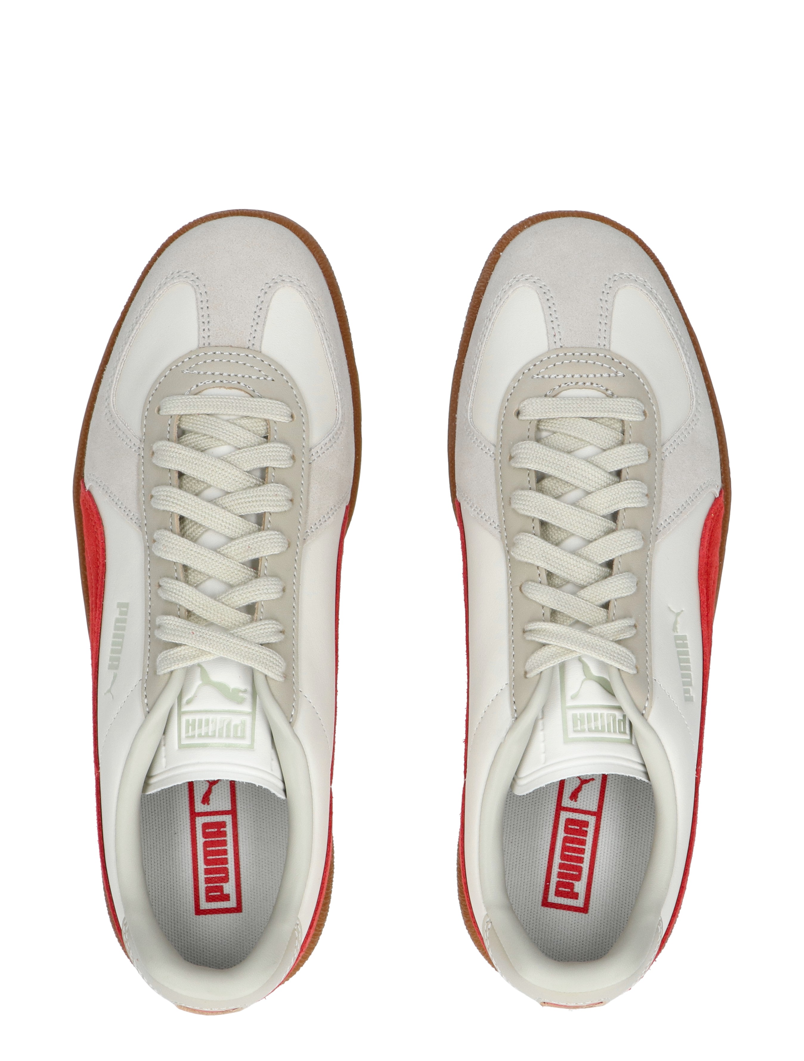 Puma - Army Trainer 386607 24 White-Red - Heren - Lage Sneakers - Sneakers - 46459_84_7