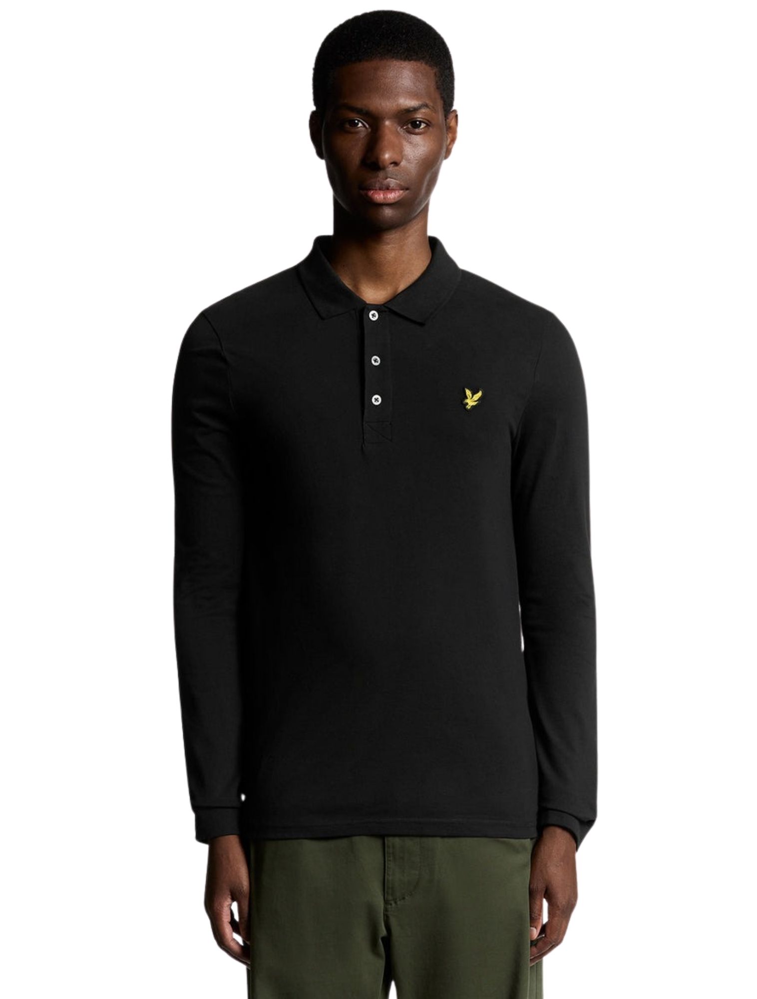 Lyle and Scott - LS Polo Shirt Jet Black - Heren - T-Shirts & Polos - 48539_11_2