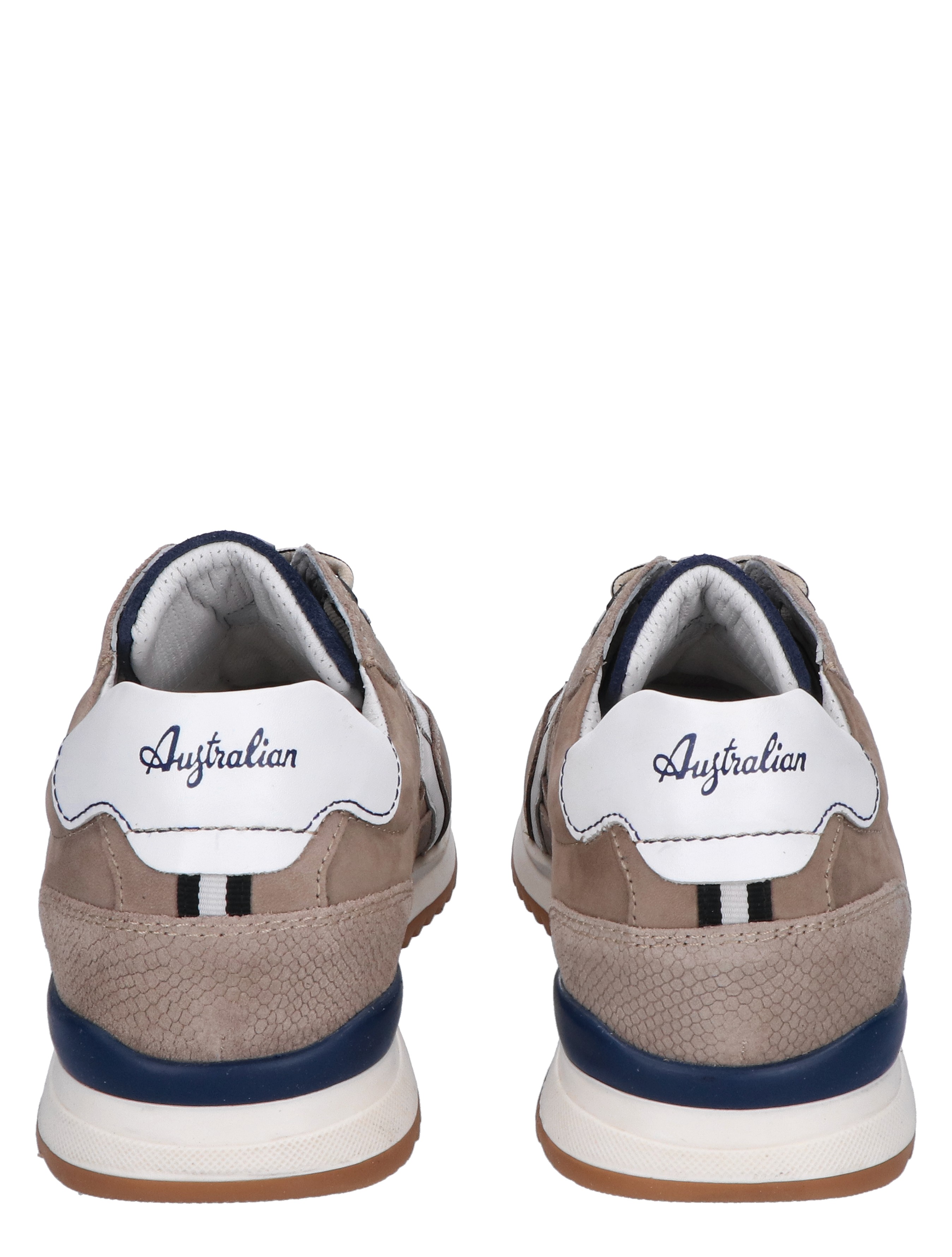 Australian - Bakersville Taupe White G-Wijdte - Heren - Veterschoenen - Casual Veterschoenen - 47087_77_6