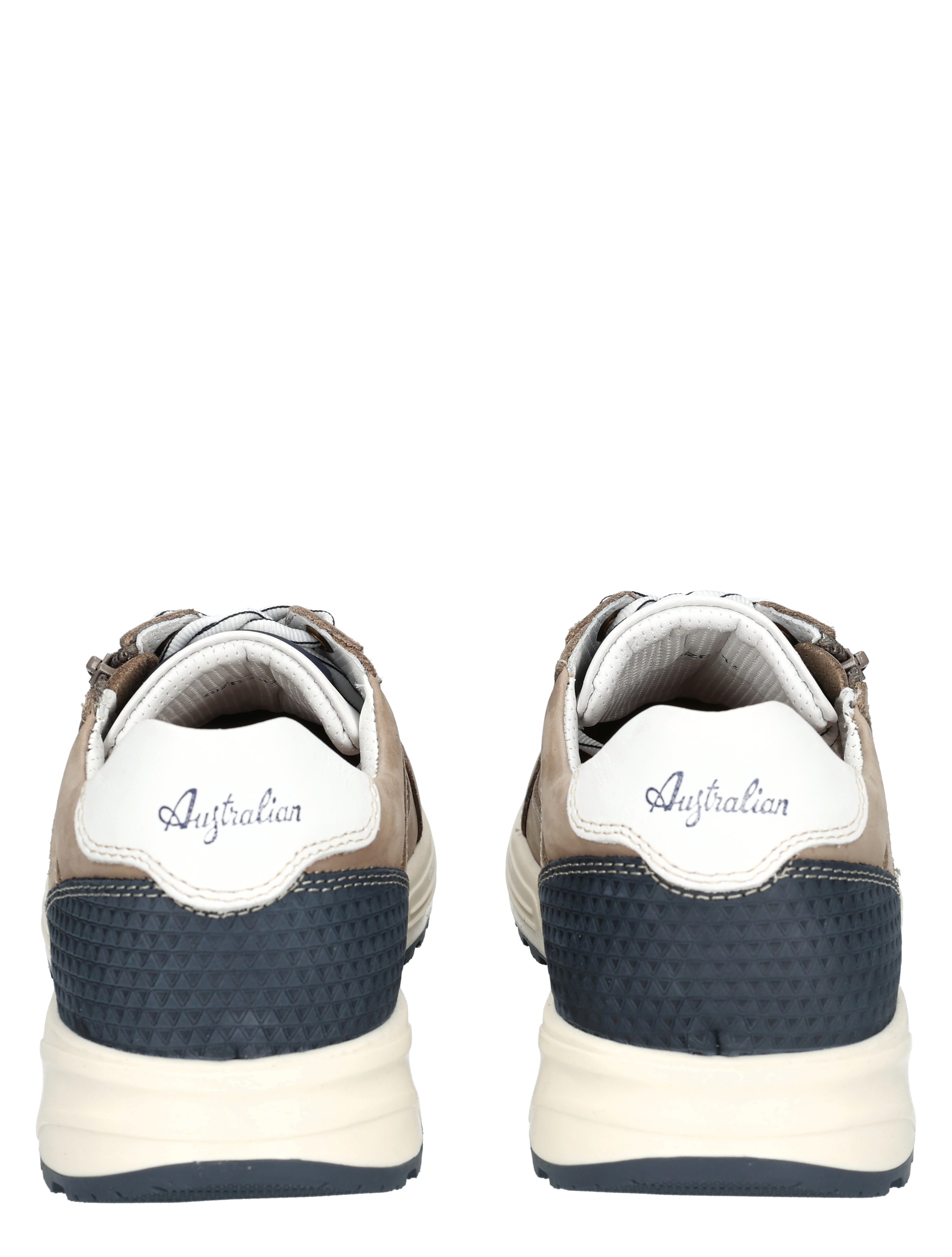 Australian - Discover 15.1686.03.L37 Taupe Blue Whit - Heren - Veterschoenen - Casual Veterschoenen - 50778_77_7