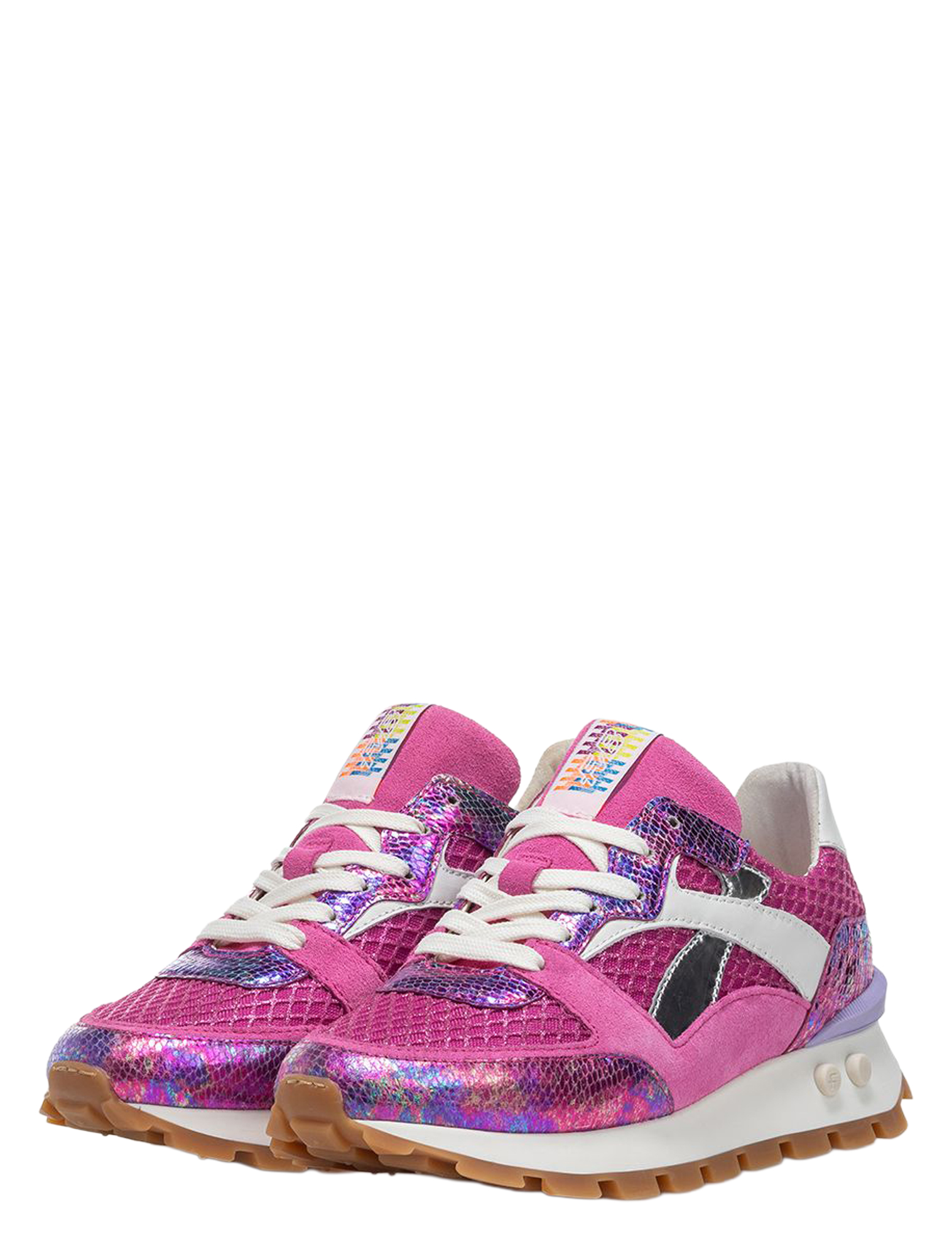 Floris van Bommel - Blokki 10157 07.06 Pink - Dames - Sneakers - Lage Sneakers - 51486_48_2