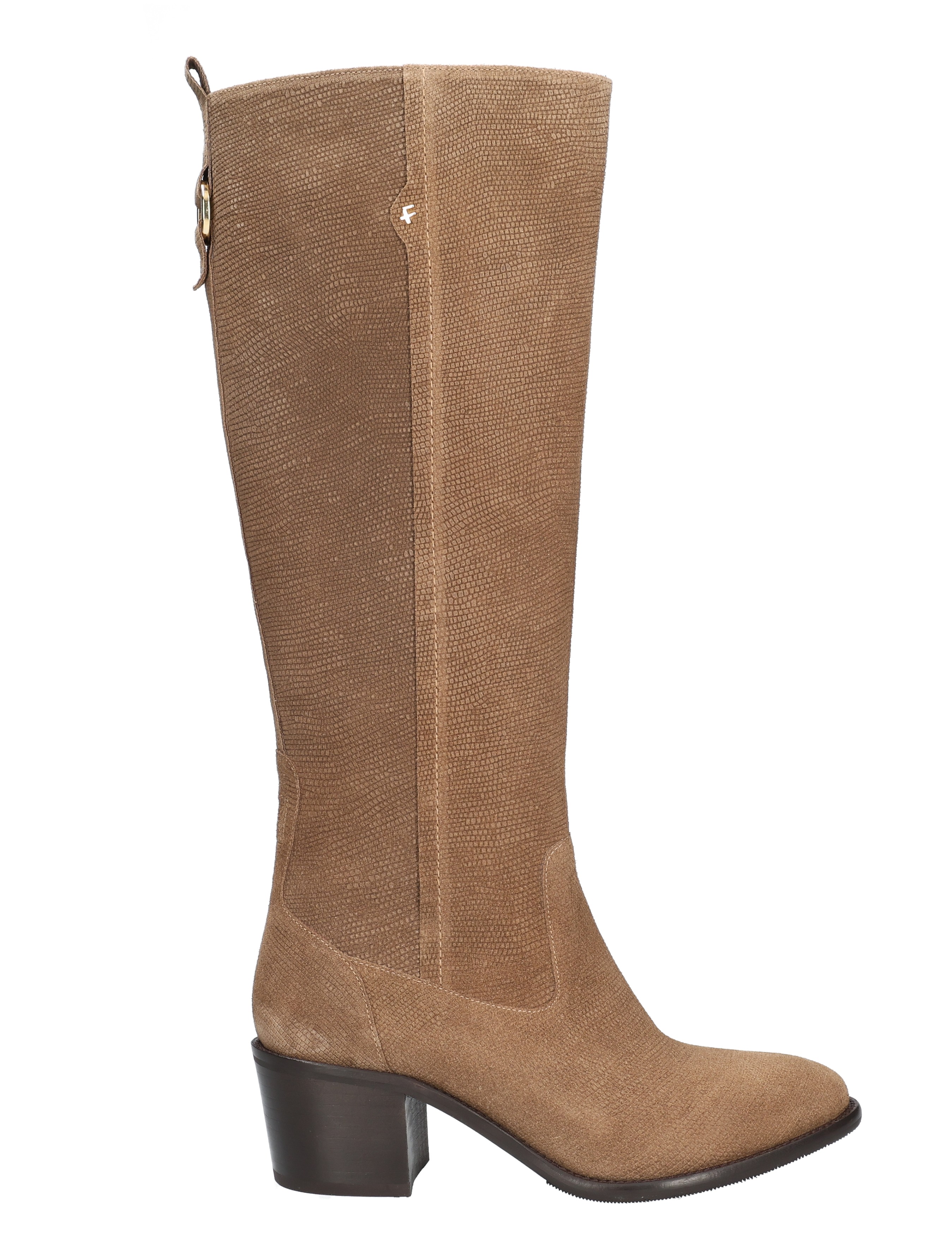 Floris van Bommel - Chiusi SFW-80047 34-01 Taupe G-Wijdte - Dames - Boots - Lange Laarzen - 49297_77_1