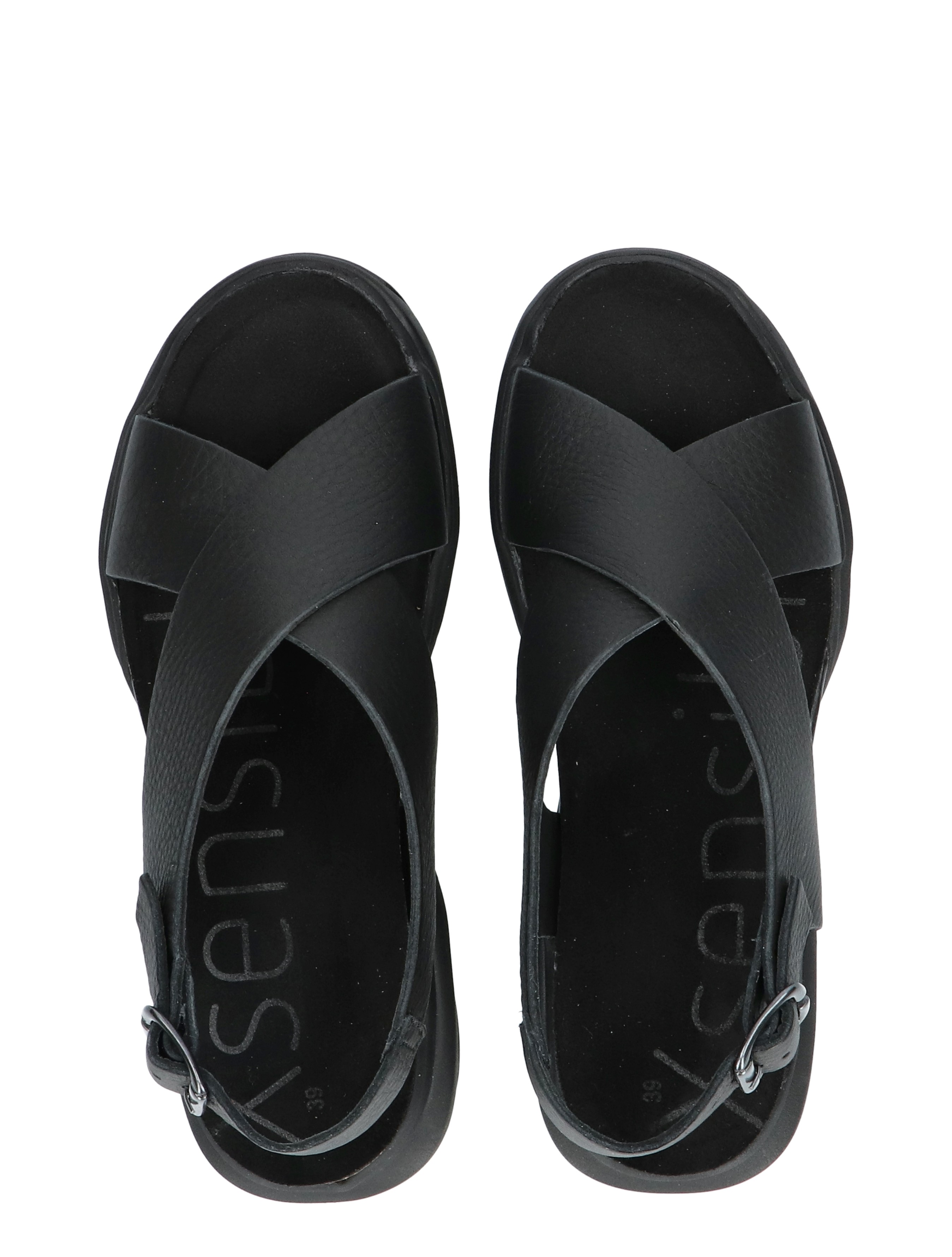 Xsensible - 30317.5 Corfu 001 Black H-Wijdte - Dames - Sandalen - 47535_11_7