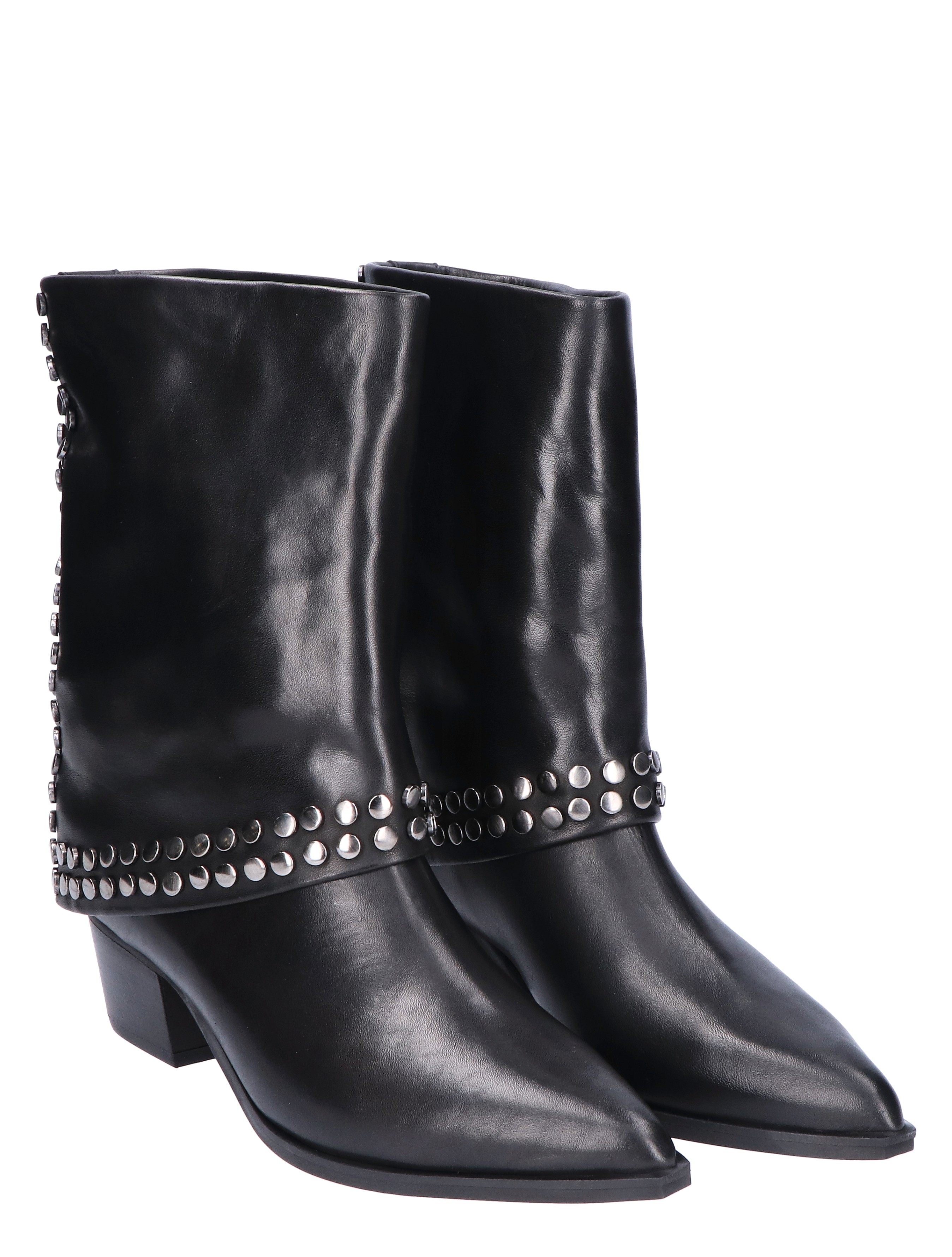 Julie Dee - MS023 Black - Dames - Boots - Lange Laarzen - 46184_11_5