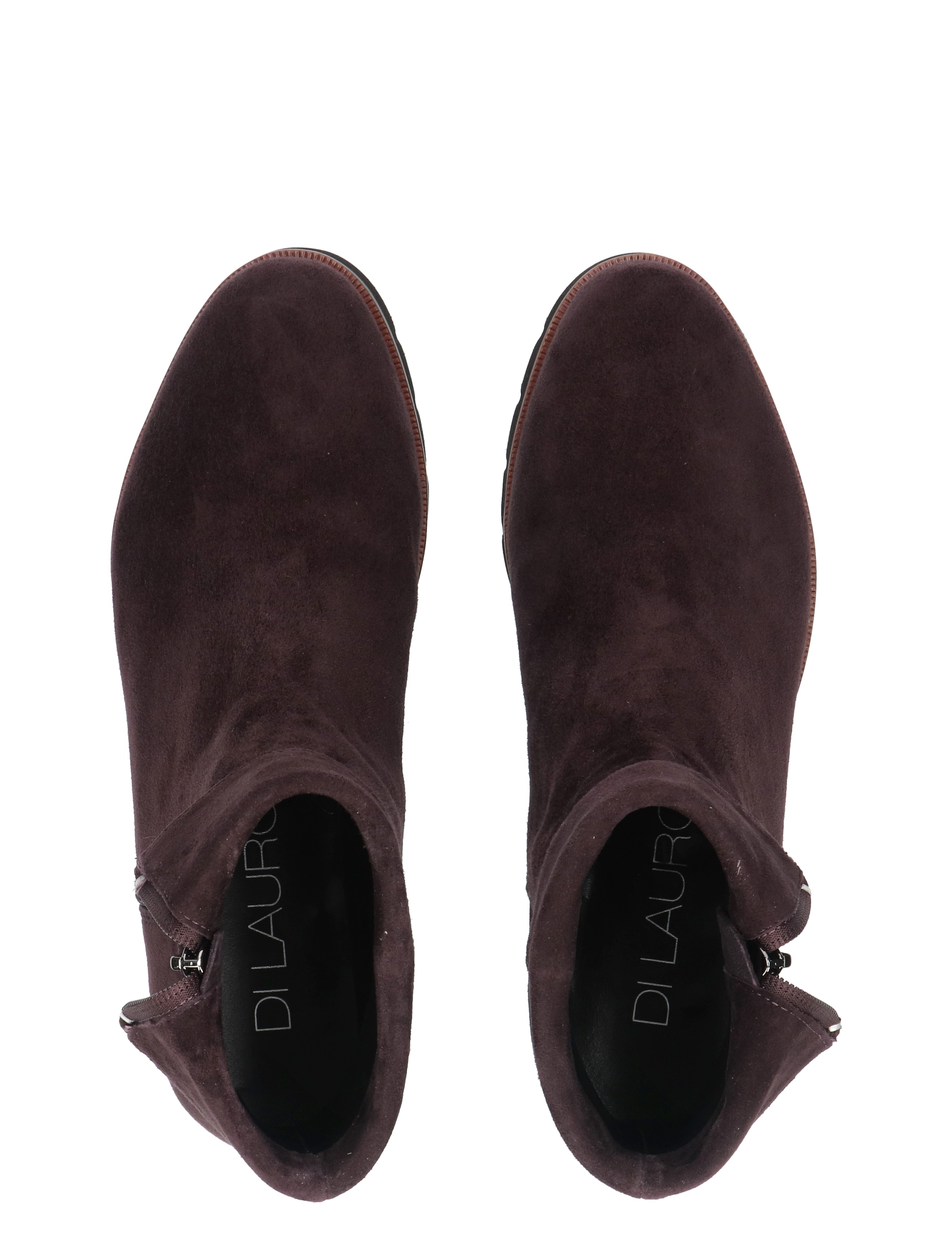 elm, boot, suede, enkell, paars
