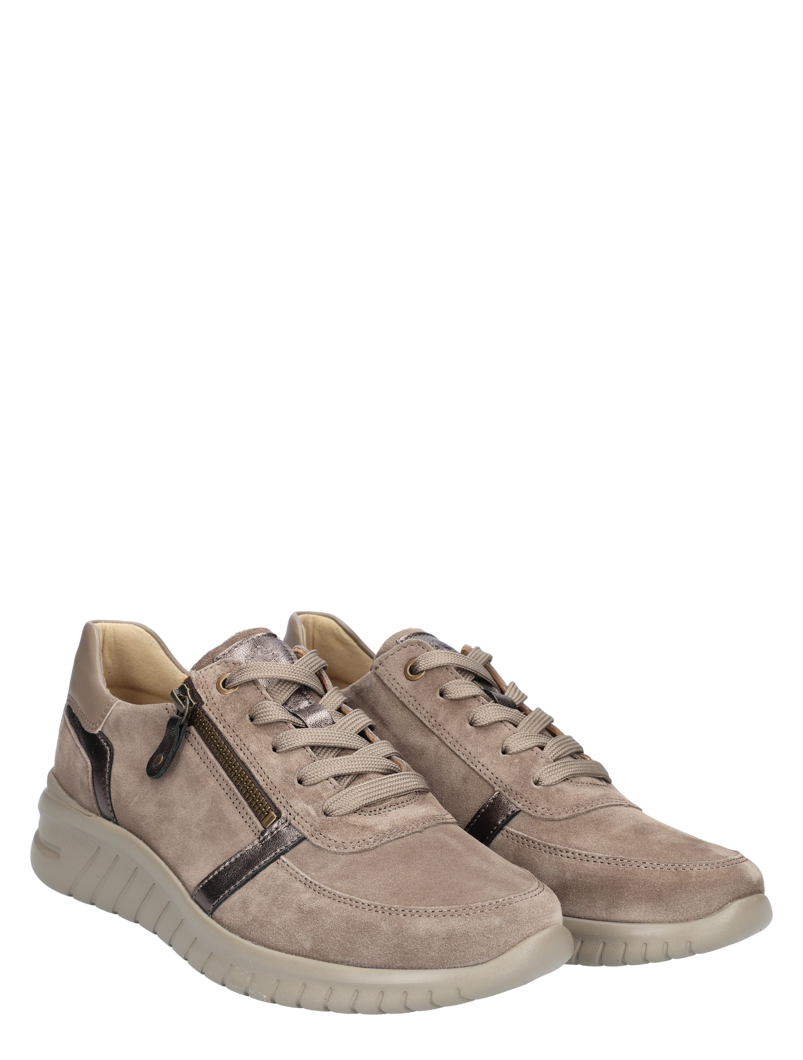 Hartjes - Wave Shoe Taupe G+ Wijdte - Dames - Veterschoenen - Casual Veterschoenen - 48894_77_5