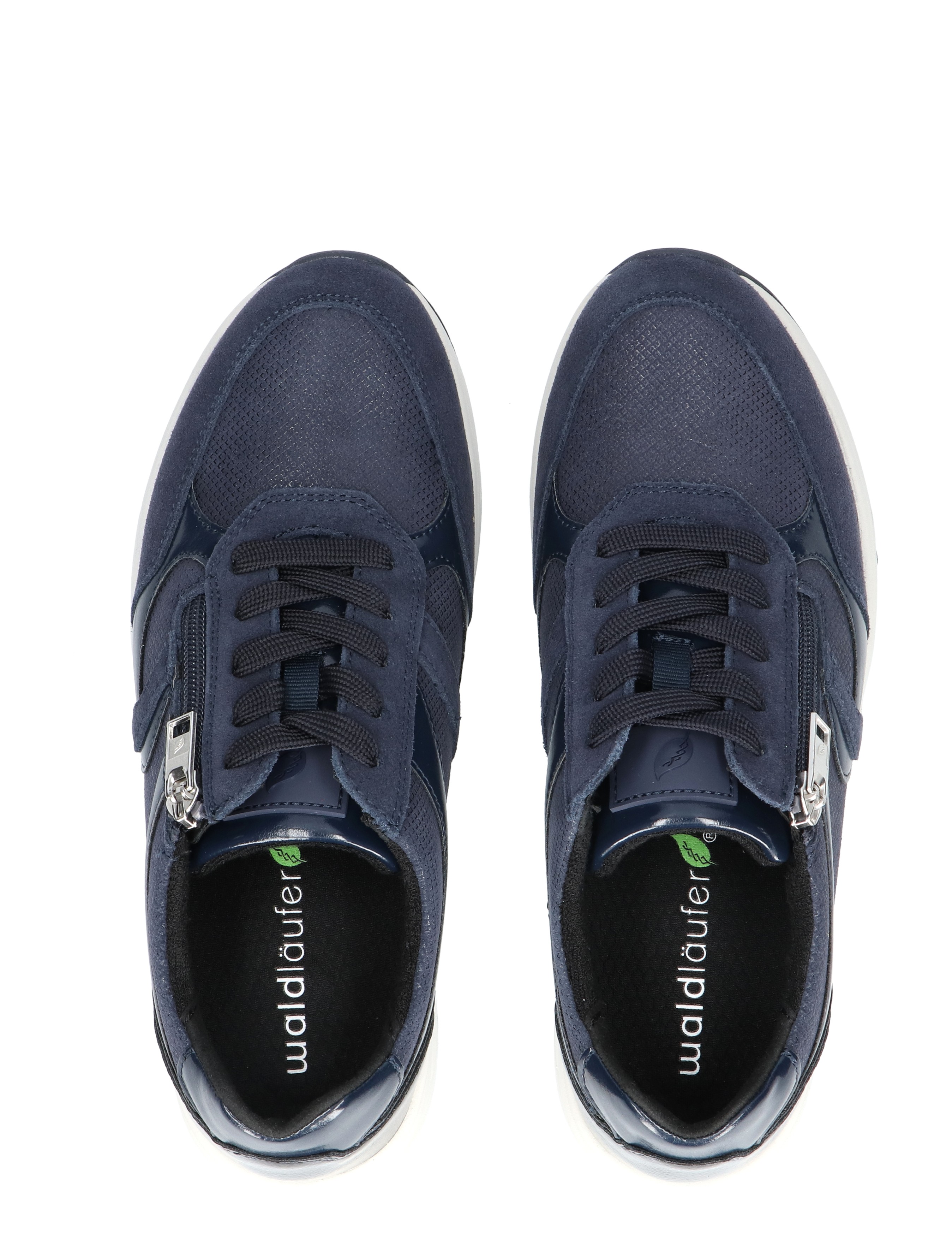 Waldlaufer - 703002 105 200 Blue H-Wijdte - Dames - Veterschoenen - Casual Veterschoenen - 48868_33_7