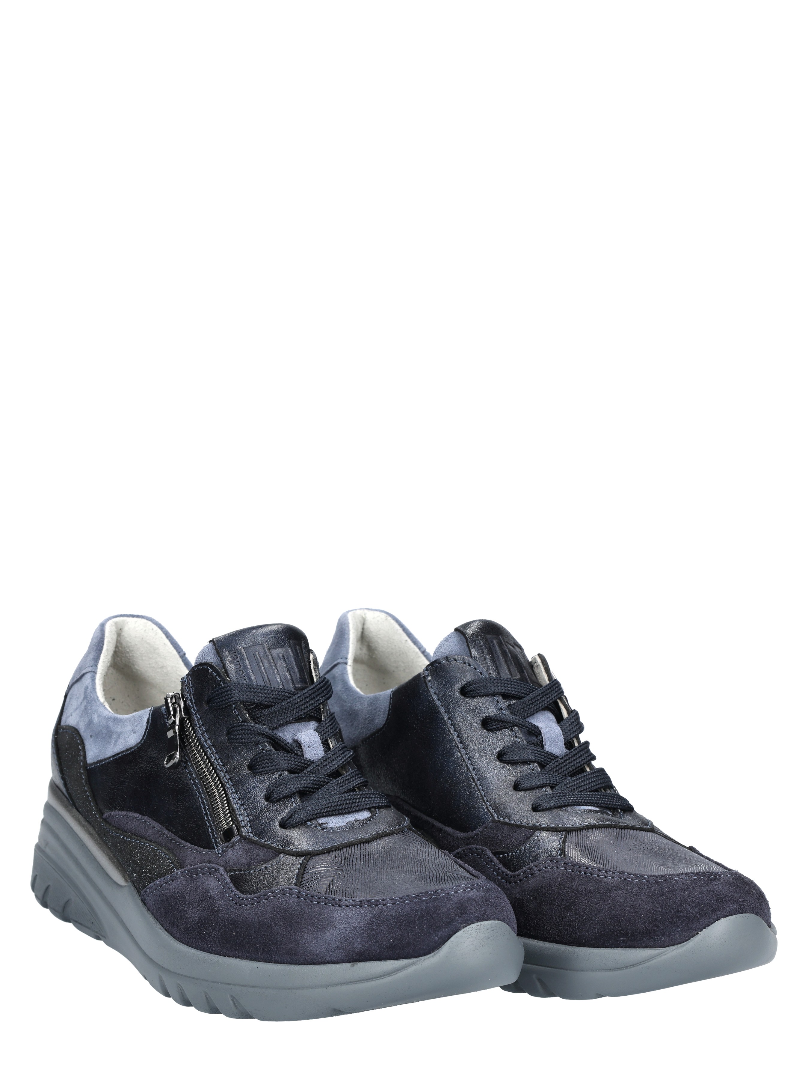 Waldlaufer - 927003 602 378 Blue H-Wijdte - Dames - Veterschoenen - Casual Veterschoenen - 48867_33_5