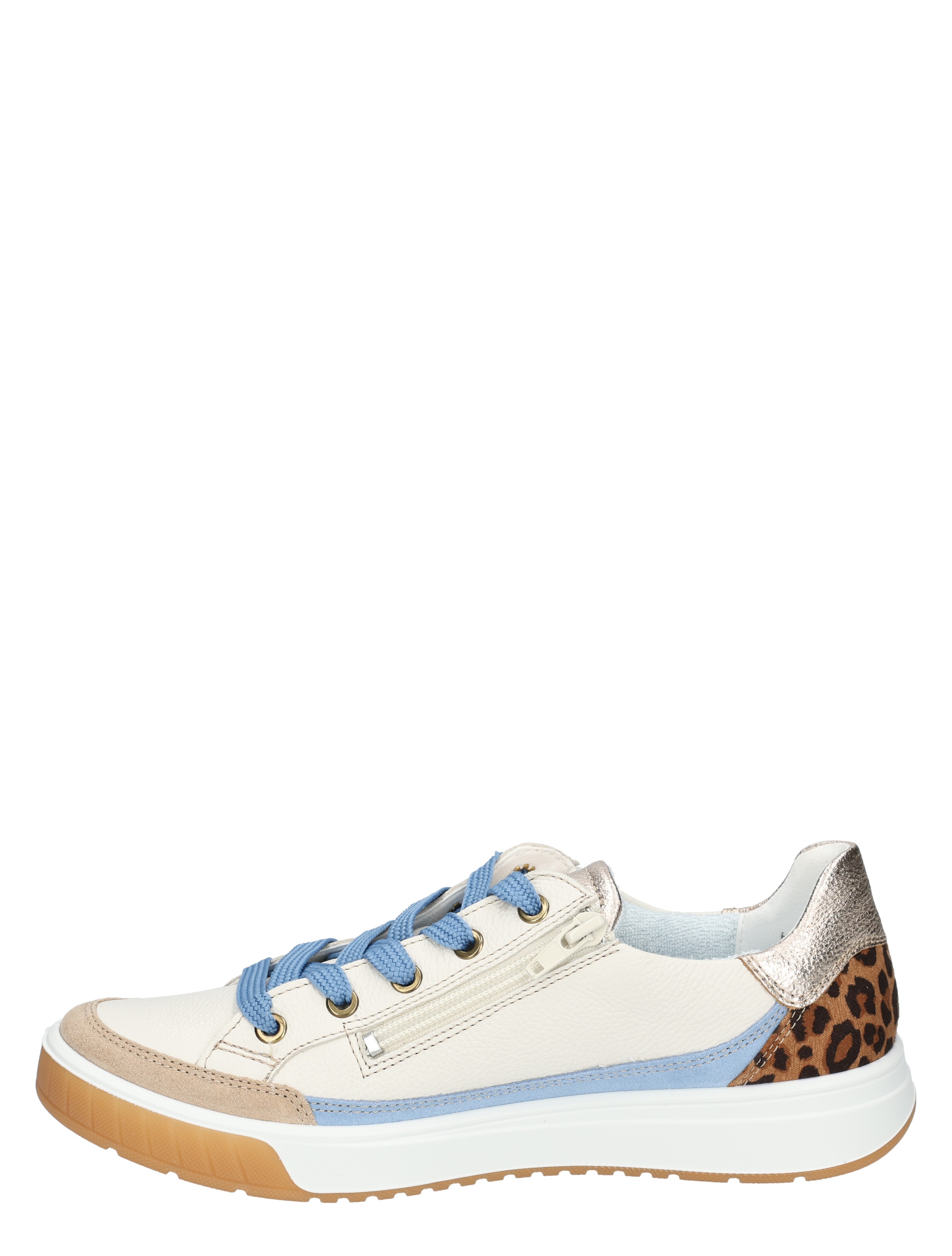 Ara - 12-50004-08 08 SAND,CREAM,NATUR,AZZURO - Dames - Veterschoenen - Casual Veterschoenen - 50441_82_2