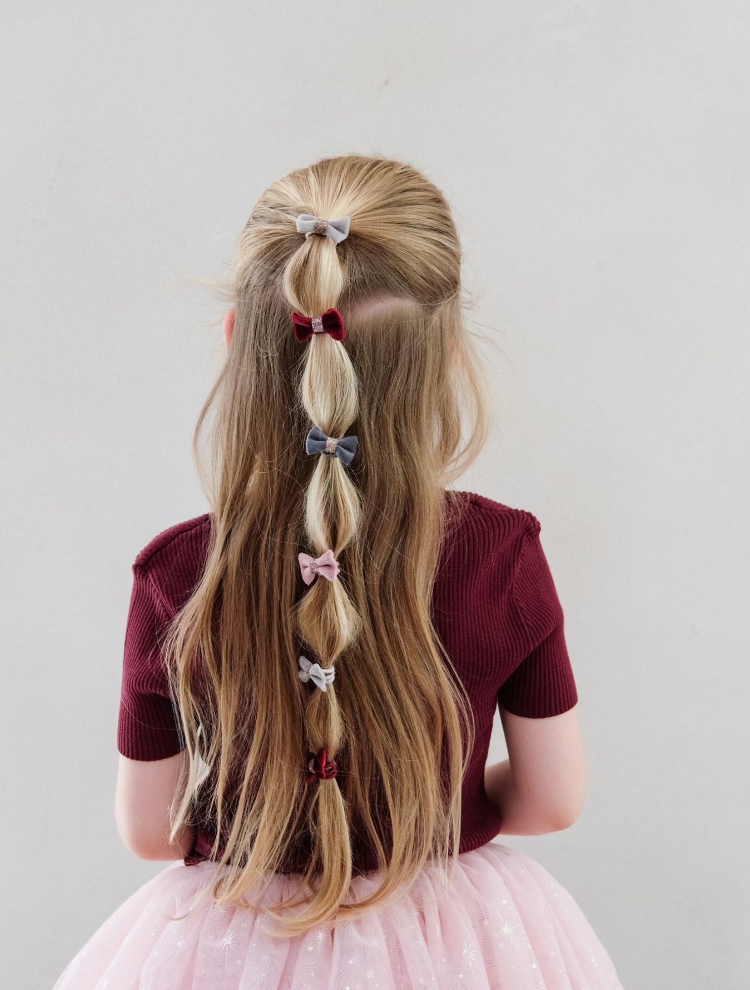 Mimi & Lula - Christmas Velvet Bow Ponies 172129-23 - Meisjes - Overige Accessoires - 49928_00_2