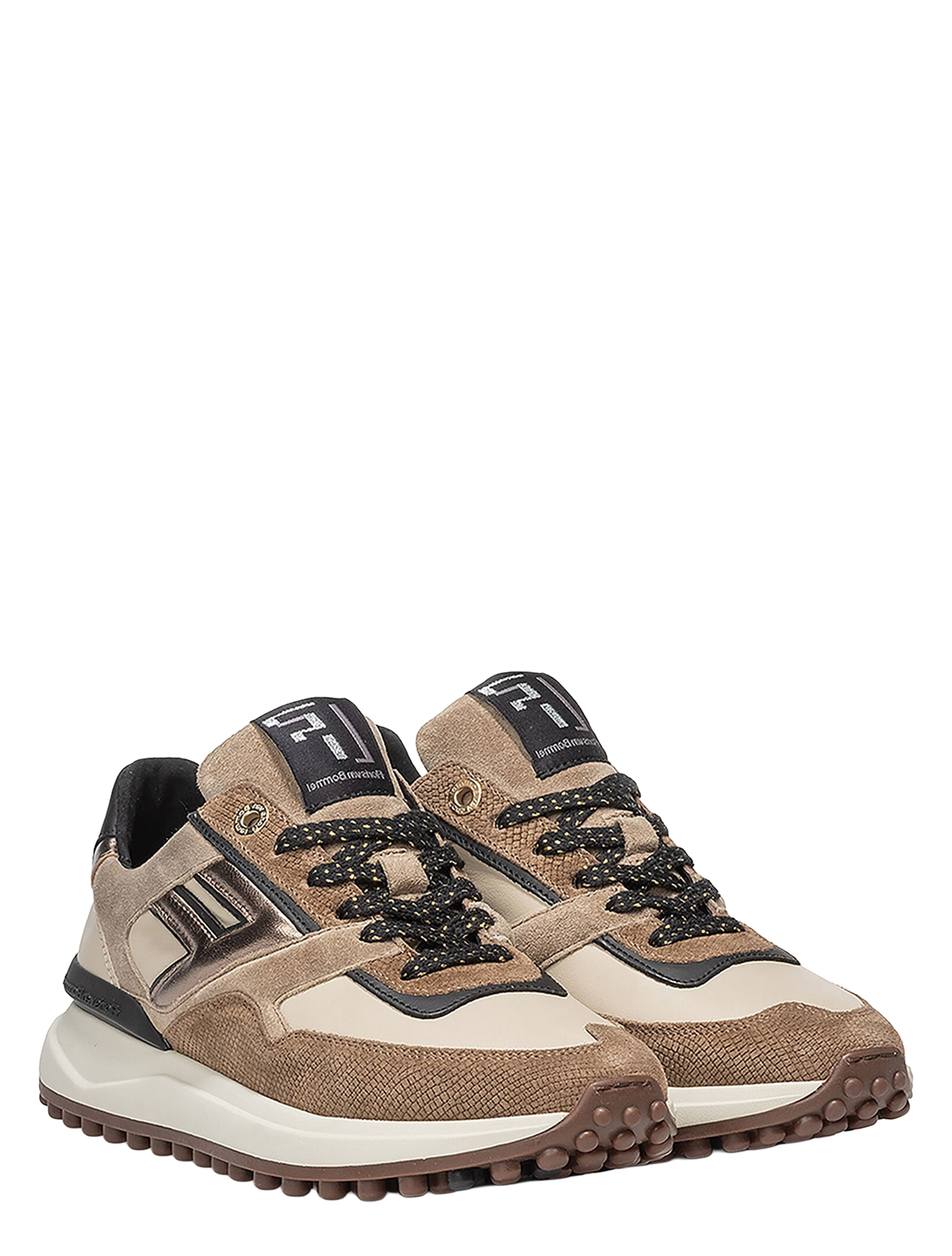 Floris van Bommel - Noppi SFW-10128 34-02 Taupe G-Wijdte - Sneakers - Dames - Lage Sneakers - 50096_77_2