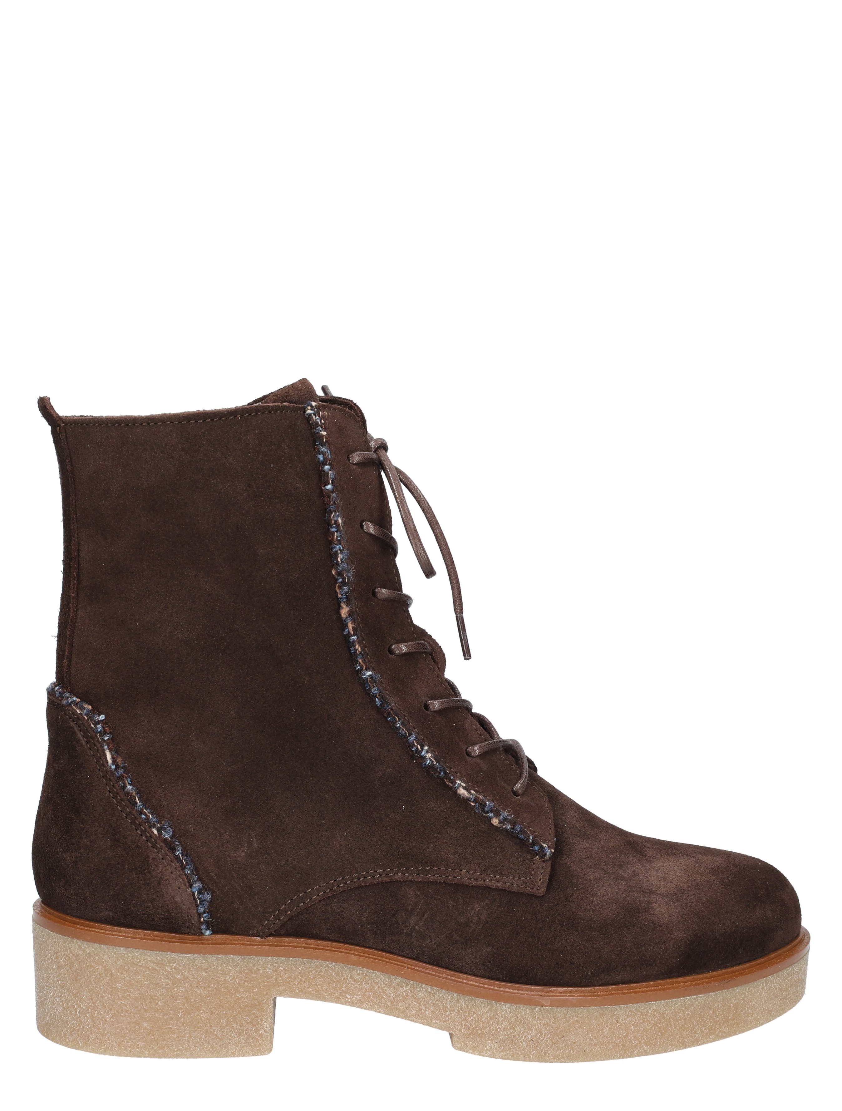 Softwaves - 9.23.03 002 Fondente Brown - Dames - Boots - Veter Boots - 48887_22_1