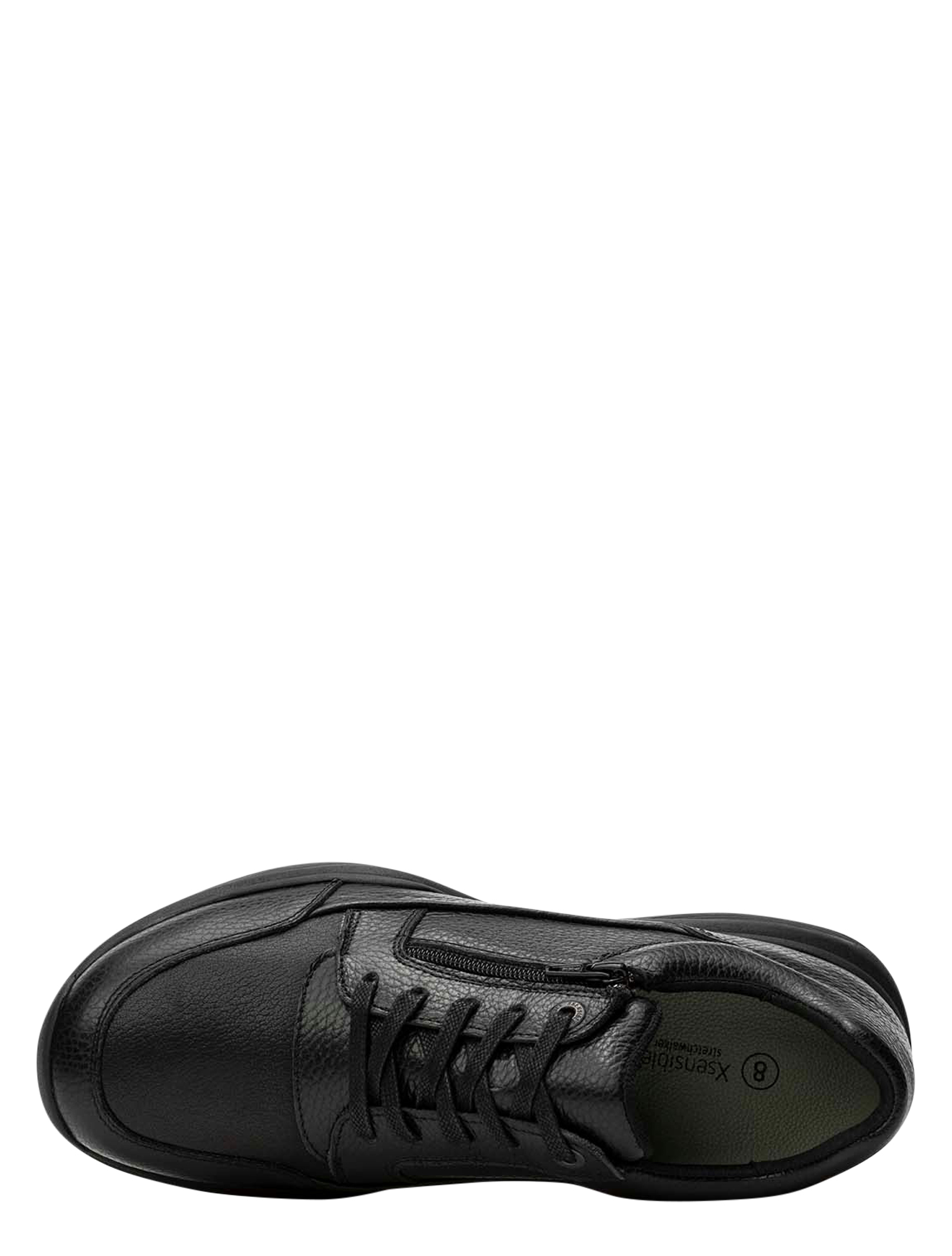 Xsensible - 30076.3 SWX6 Men Black Grain J-Wijdte - Heren - Veterschoenen - Casual Veterschoenen - 40950_11_4