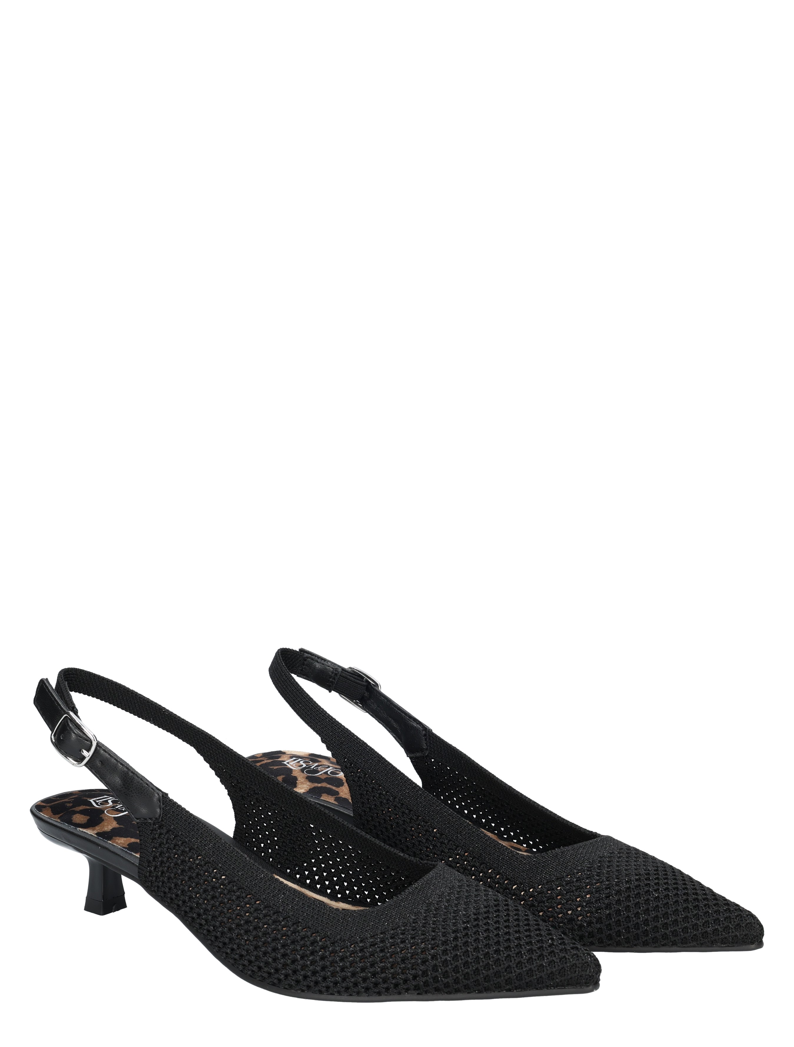 Lisa & Jo - Zuza Black Silver Knit - Dames - Pumps - 50871_11_5