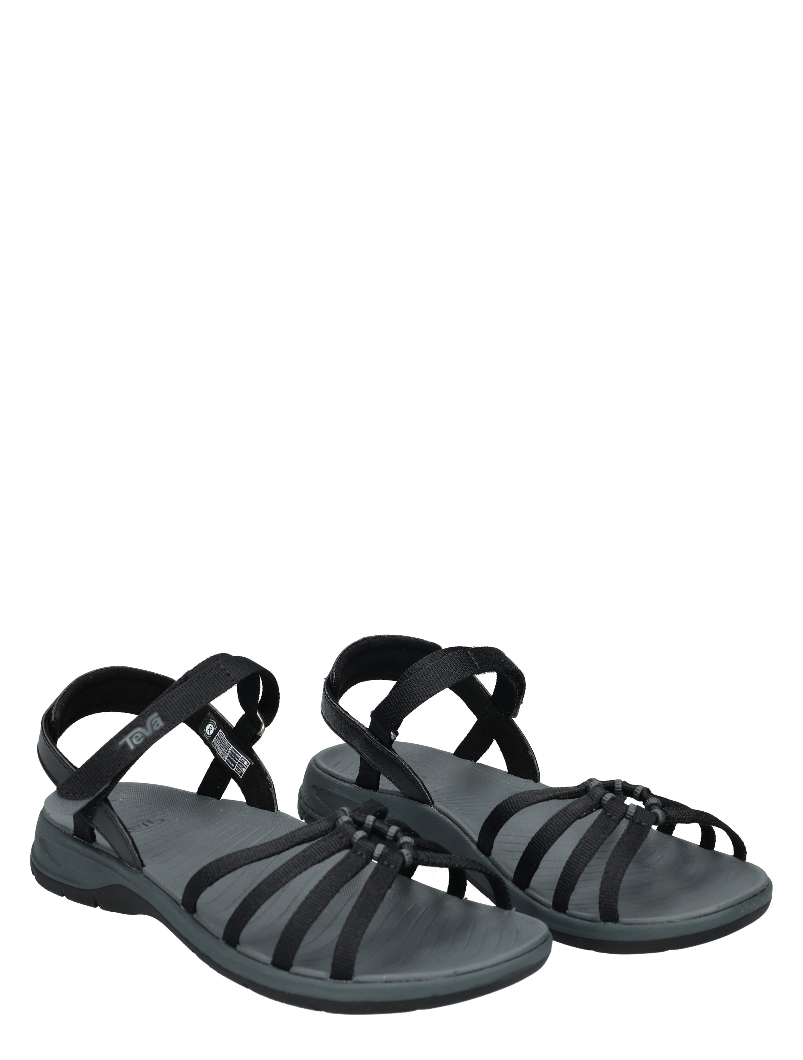 sandalen, hoge band, kleurgrijs, straps, comfort