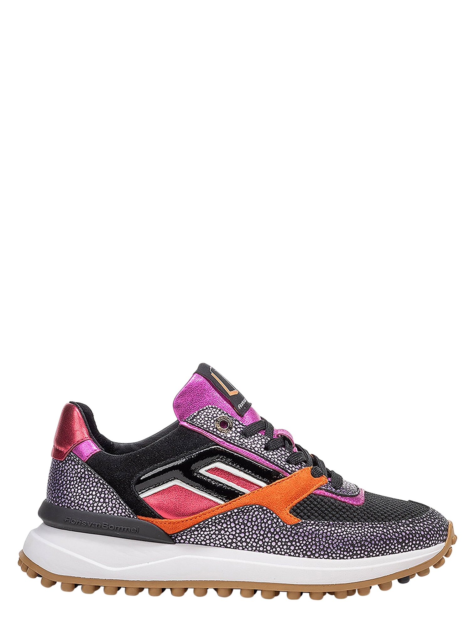 Floris van Bommel - Noppi SFW-10128 36.12 Purple G-Wijdte - Dames - Sneakers - Lage Sneakers - 50095_47_1