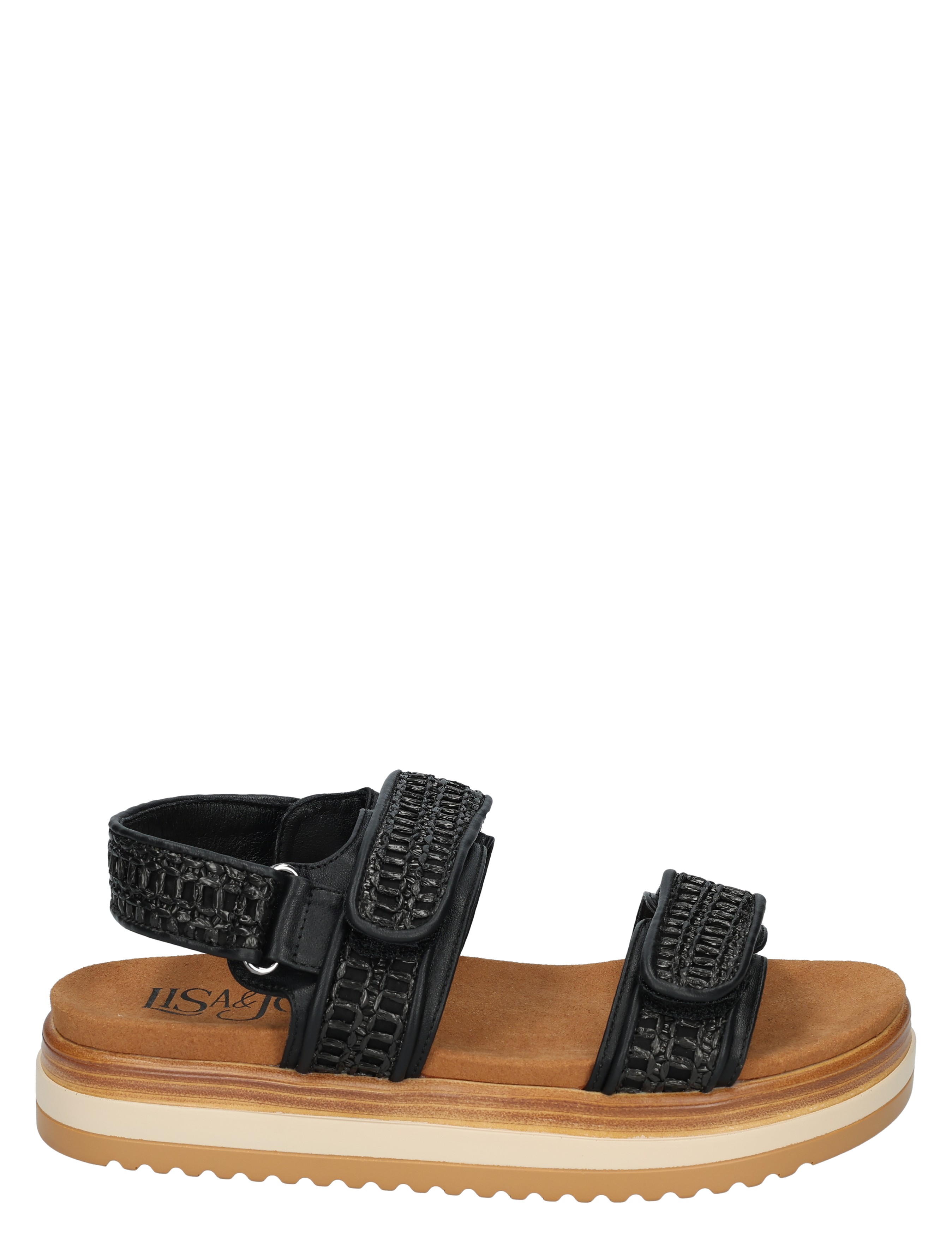 Lisa & Jo - Zette 2 Black - Dames - Sandalen - 50304_11_1